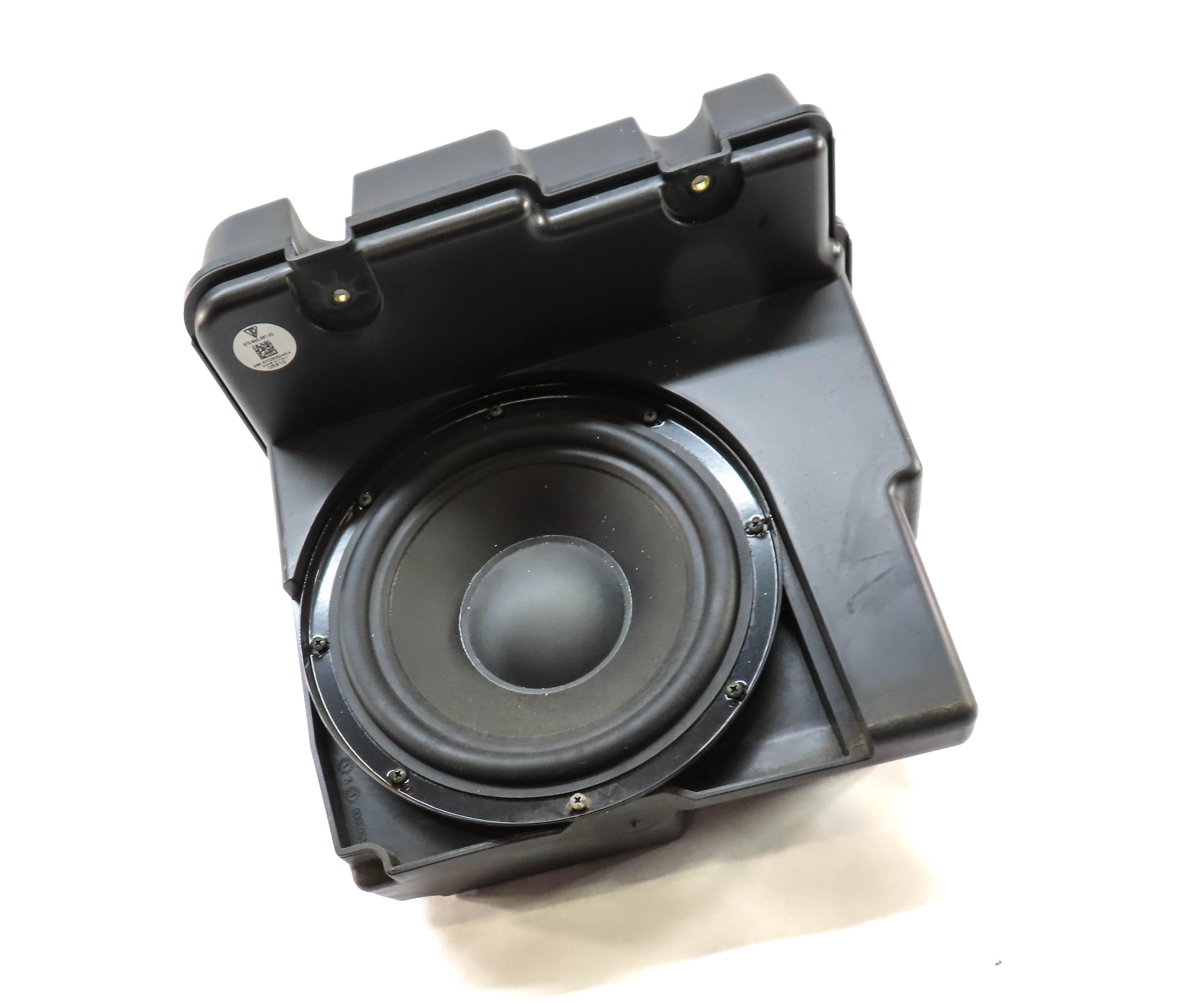 2010 PORSCHE PANAMERA (970 G1) BURMESTER AUDIO SUB SUBWOOFER SPEAKER w/ BOX — exact item pictured