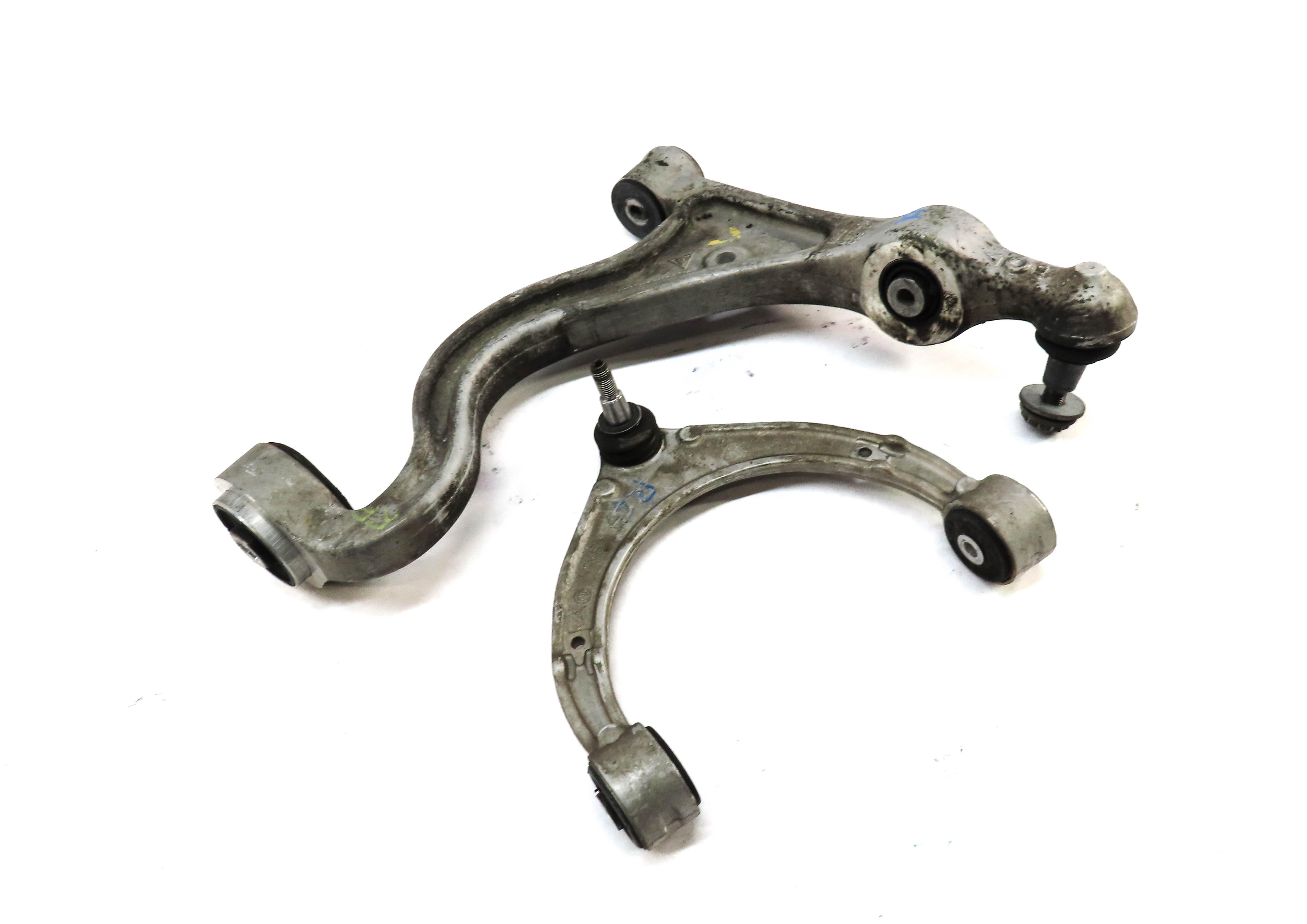 2010-2013 PORSCHE PANAMERA (970 G1) RIGHT FRONT UPPER & LOWER CONTROL ARM SET-2 — exact item pictured