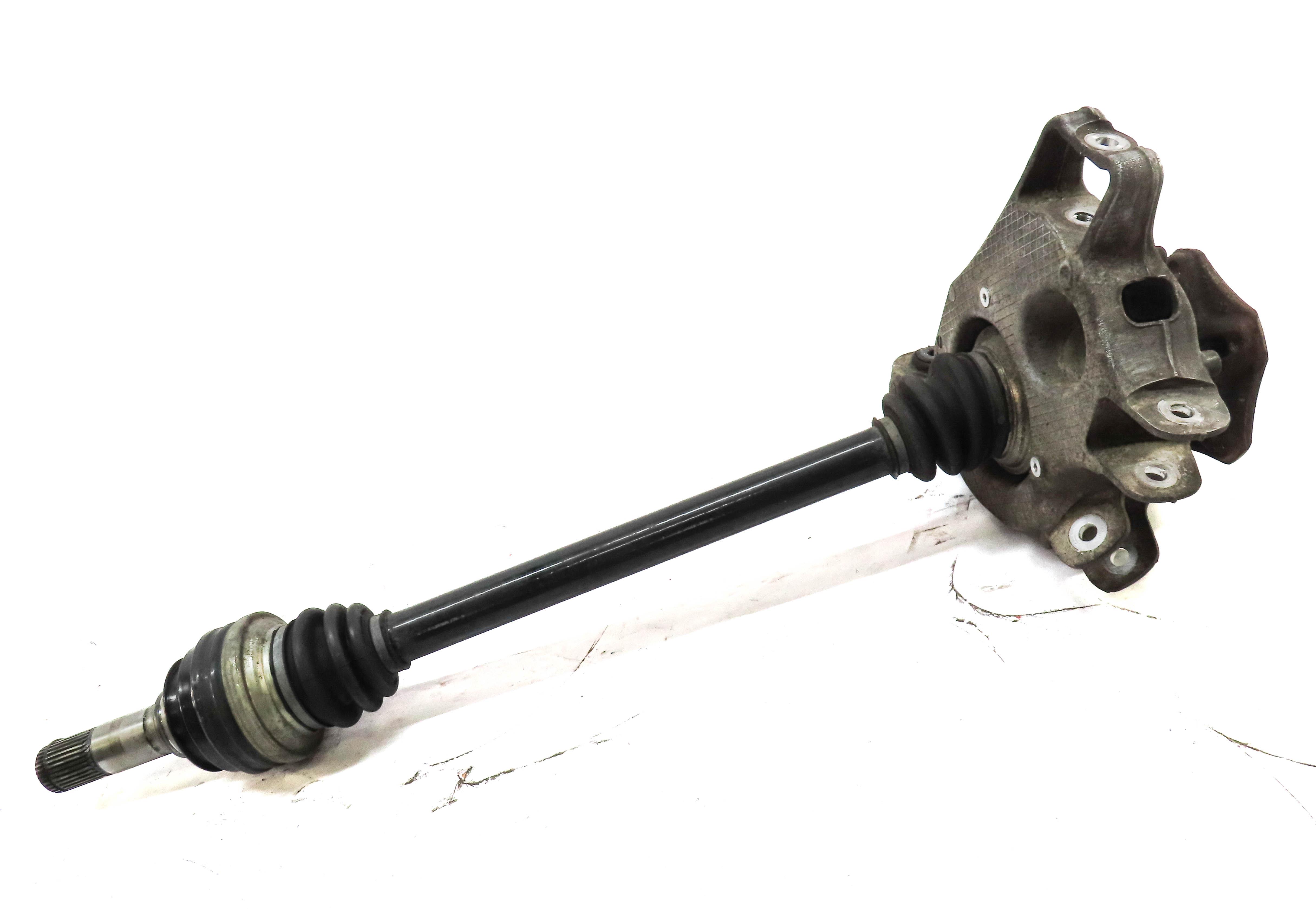 2010-2013 PORSCHE PANAMERA (970 G1) RIGHT PASSENGER REAR AXLE SHAFT w/ KNUCKLE — exact item pictured