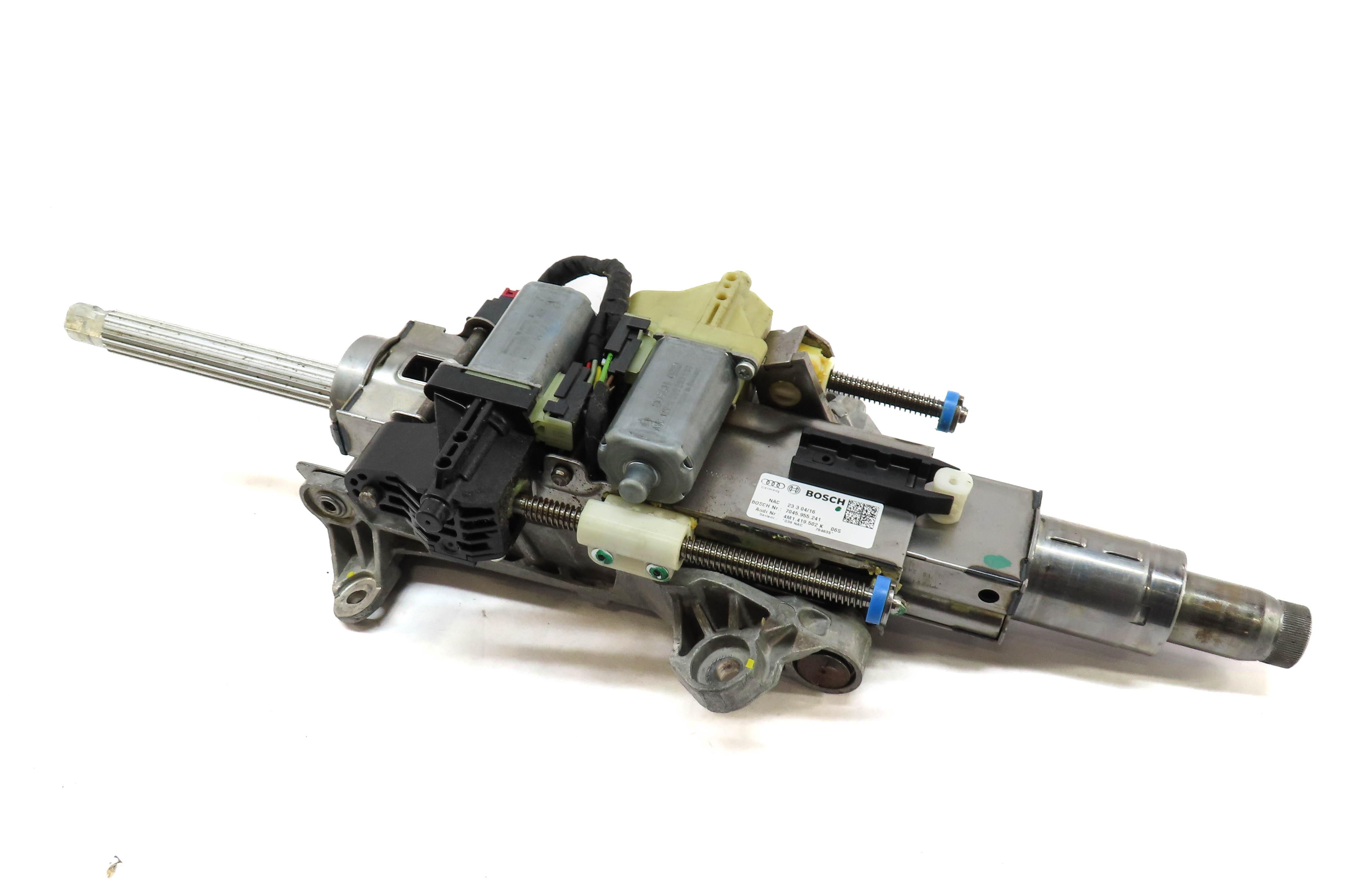 17-19 AUDI Q7 4M ESTEERING COLUMN w/ MOTORS (NO lane keep & NO adaptive cruise) — exact item pictured