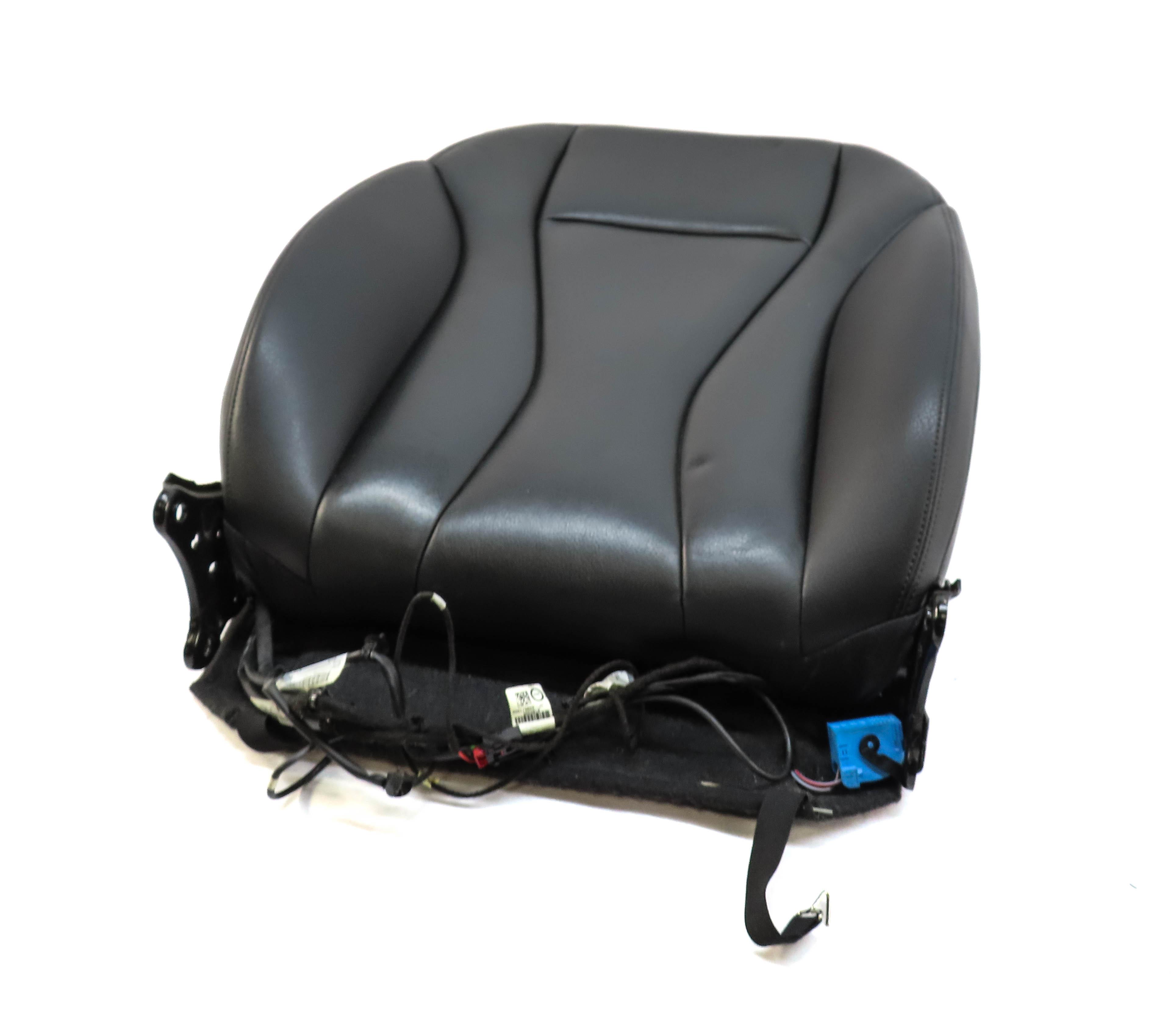 2017 AUDI Q7 (4M) FRONT RIGHT PASSENGER UPPER HEATED HEAT SEAT CUSHION (BLACK) — exact item pictured