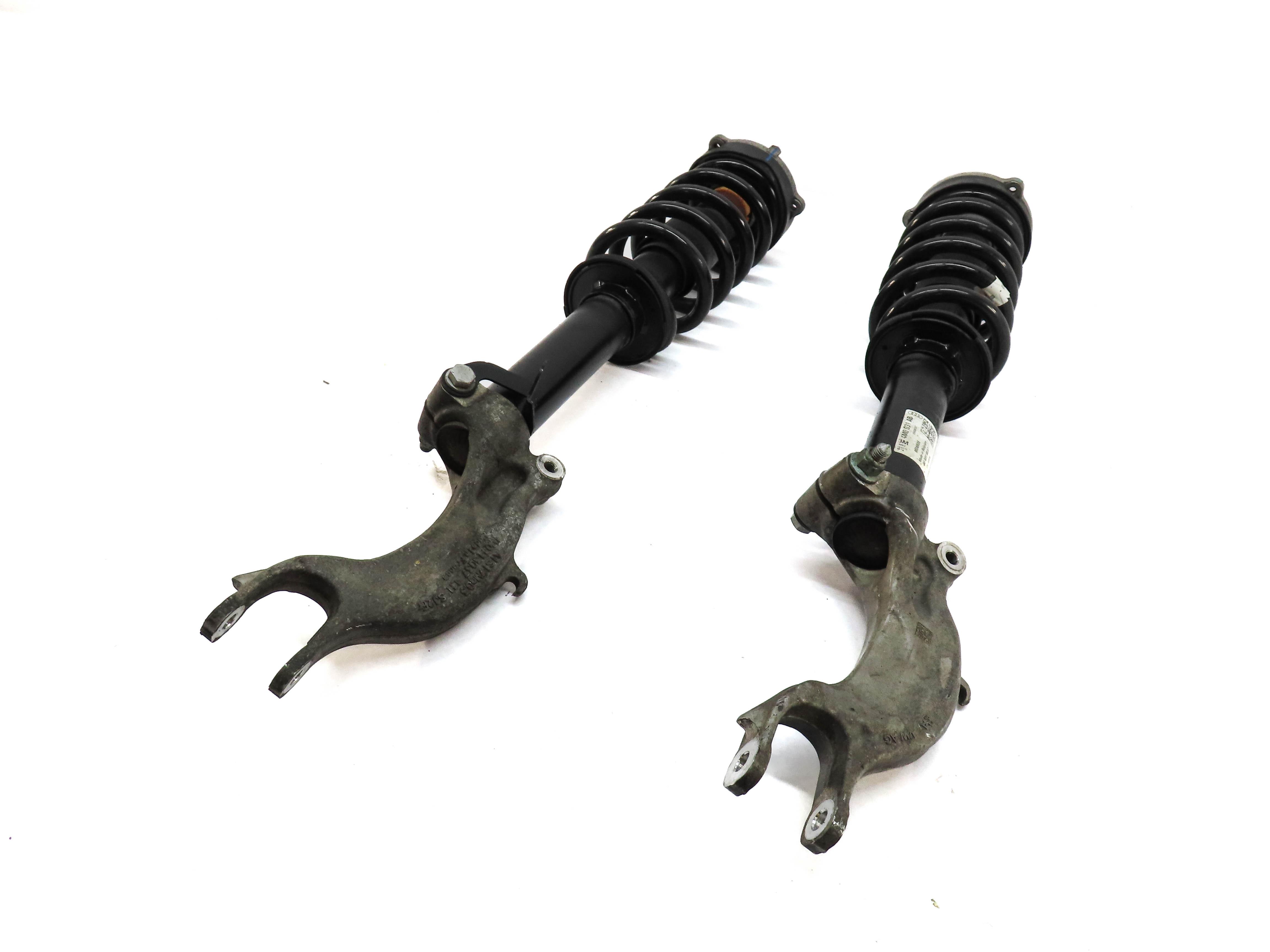 2017-2020 AUDI Q7 (4M) FRONT LEFT & RIGHT SUSPENSION SHOCK STRUT SET-2 — exact item pictured
