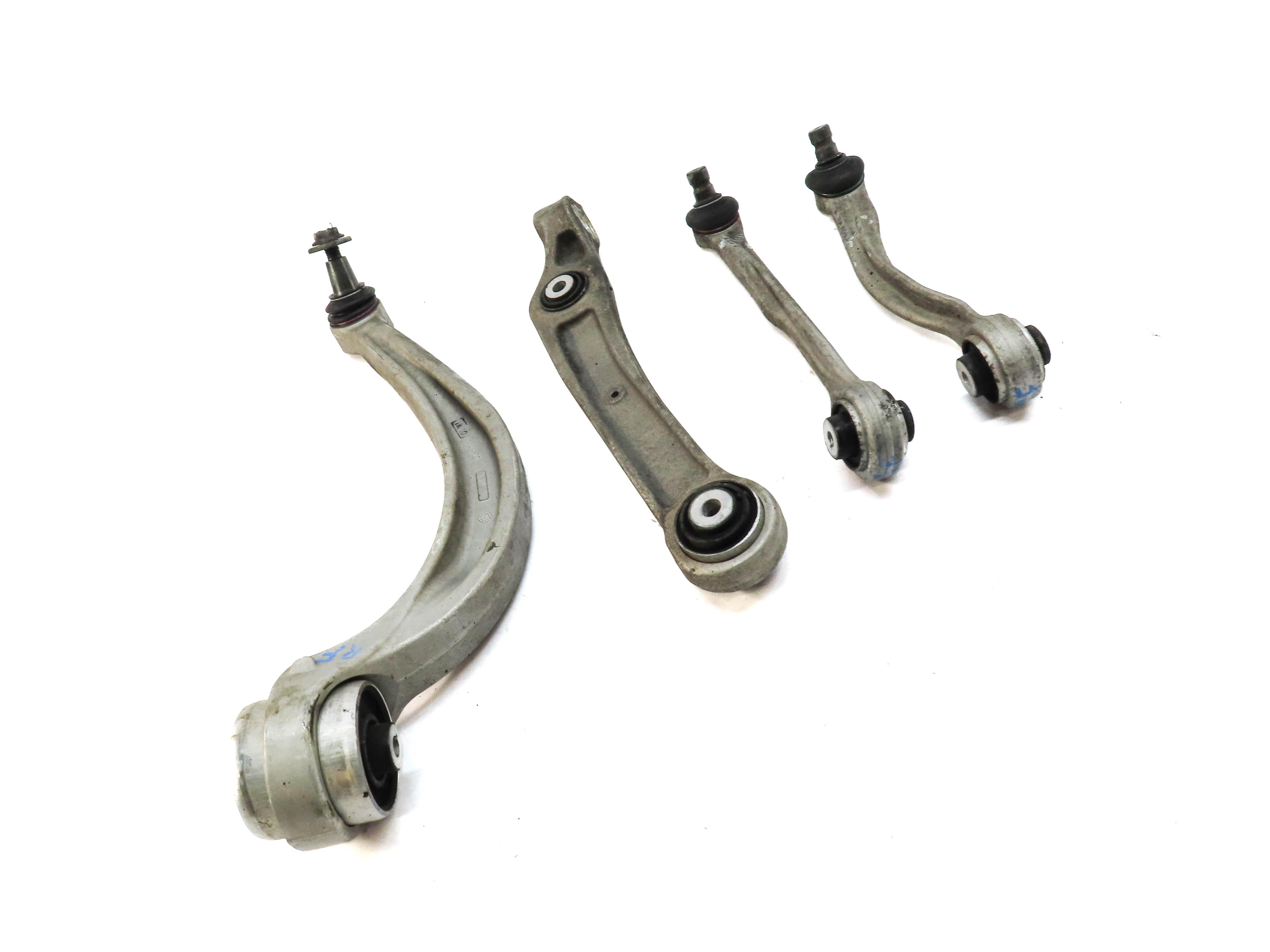2017-2022 AUDI Q7 (4M) RIGHT FRONT PASSENGER UPPER & LOWER CONTROL ARM SET 4 — exact item pictured