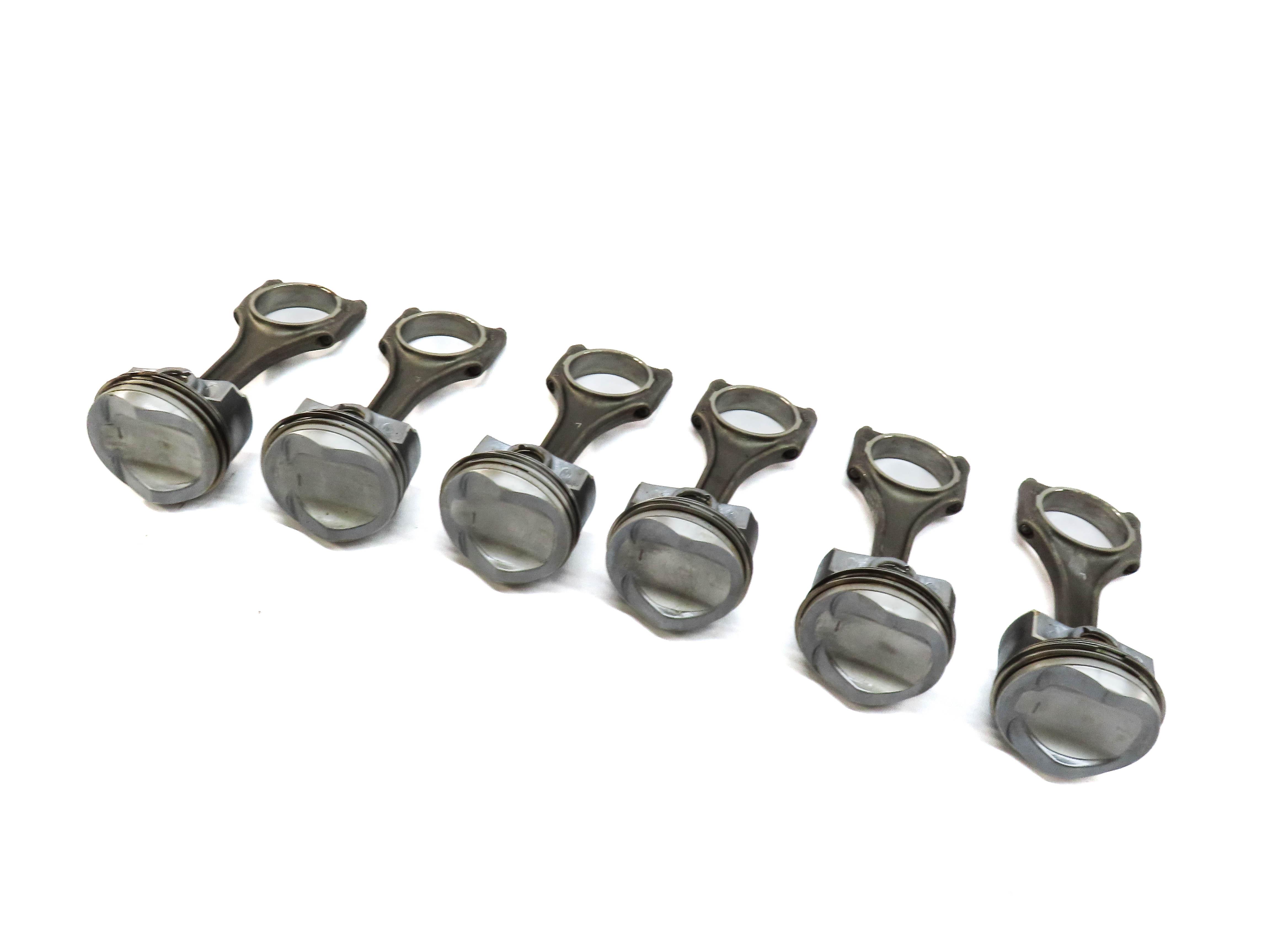 15-19 AUDI A6 A7 A8 Q7 (C7 D4 4H 4M) 3.0L SUPER PISTON & CONNECTING ROD SET 6 — exact item pictured