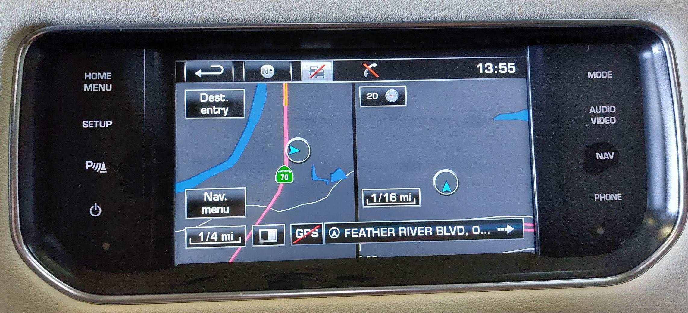 2015 RANGE ROVER SPORT (L494) GPS NAVIGATION SCREEN MEDIA DISPLAY TOUCH SCREEN — exact item pictured