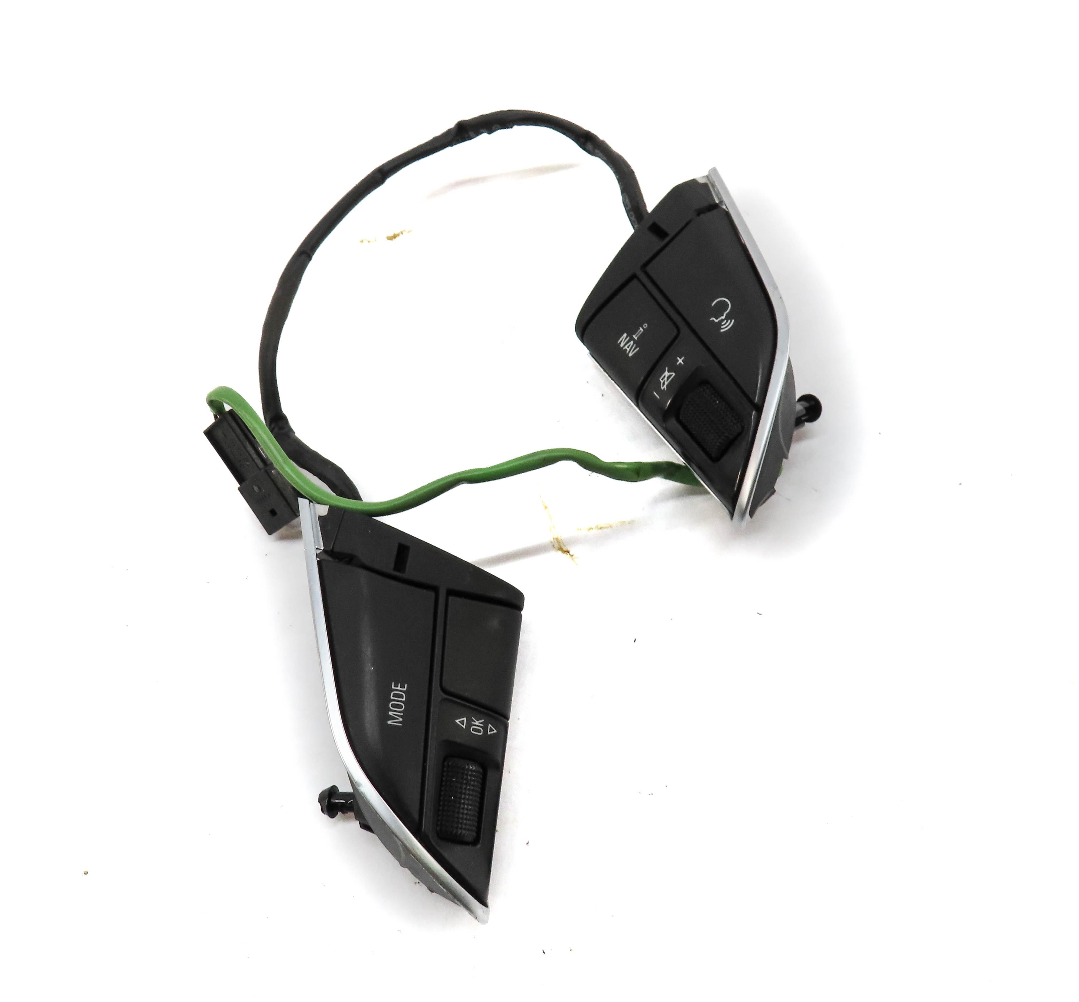 2015 AUDI Q7 (4L) LEFT & RIGHT STEERING WHEEL SWITCH BUTTON SET — exact item pictured