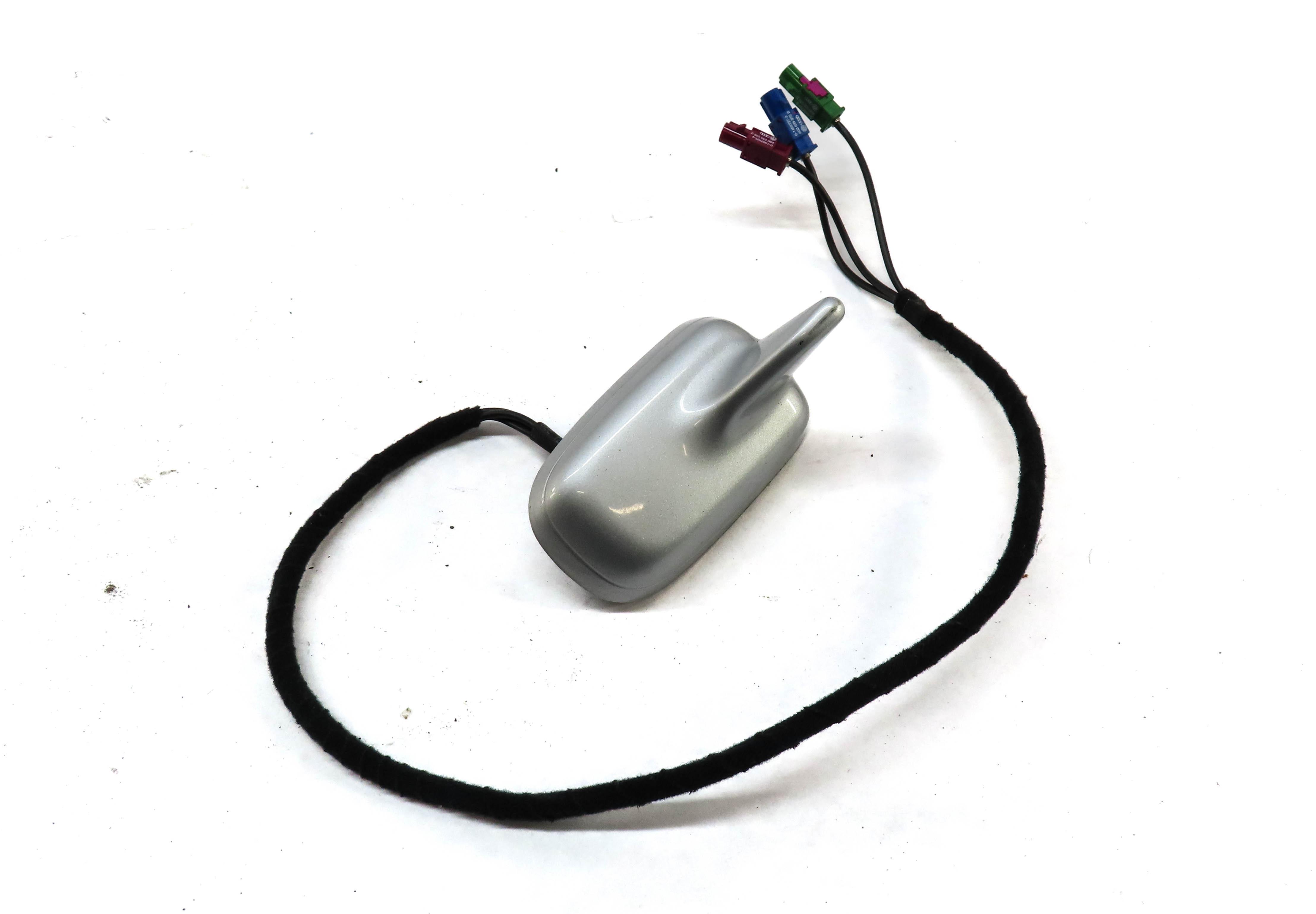 12-15 AUDI Q7 (4L) RADIO STEREO GPS NAVIGATION SHARK FIN ANTENNA (ICE SILVER) — exact item pictured