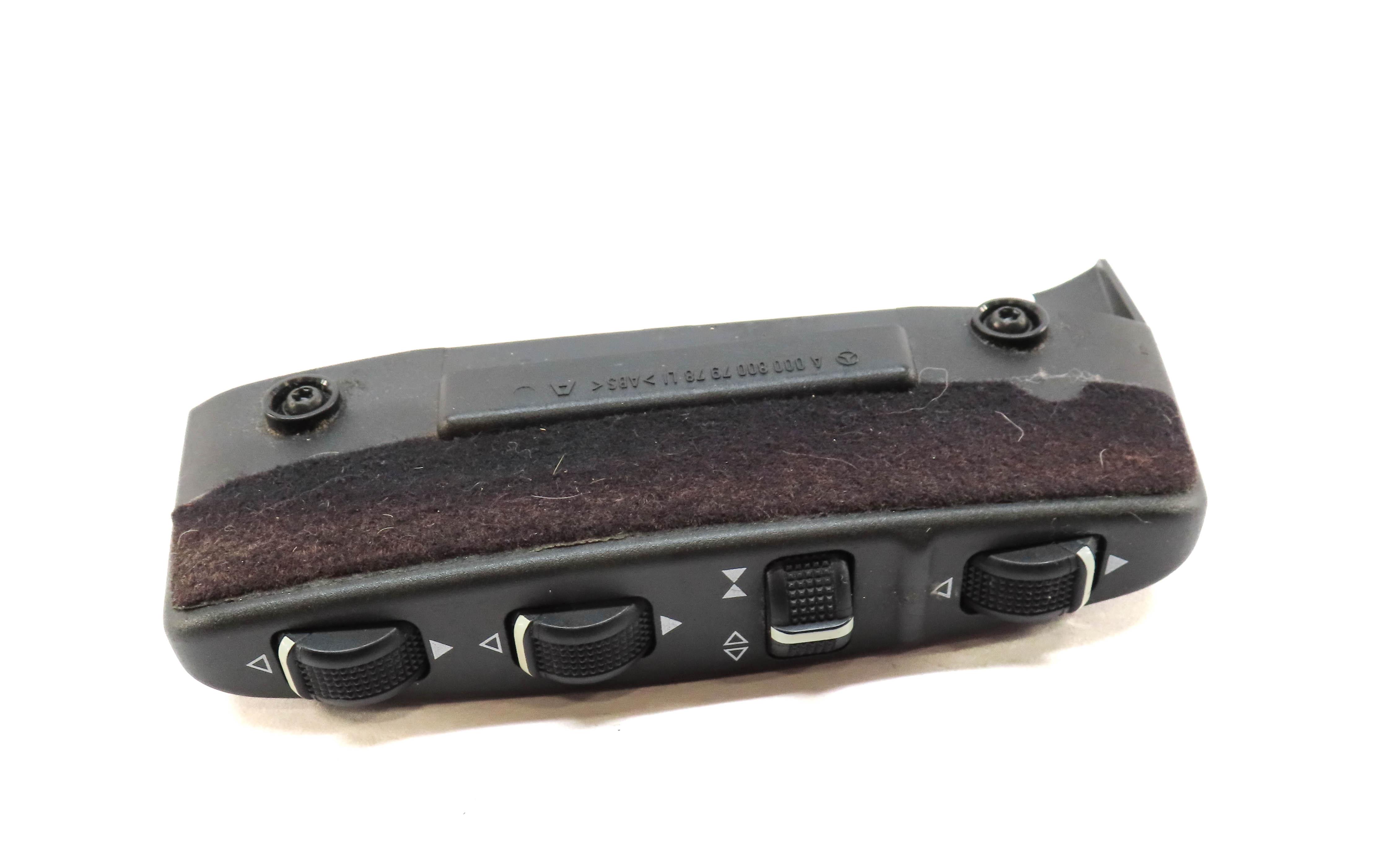 2010 MERCEDES E350 (C207) LEFT DRIVER SEAT CONTROL VALVE SWITCH PANEL (BLACK) — exact item pictured