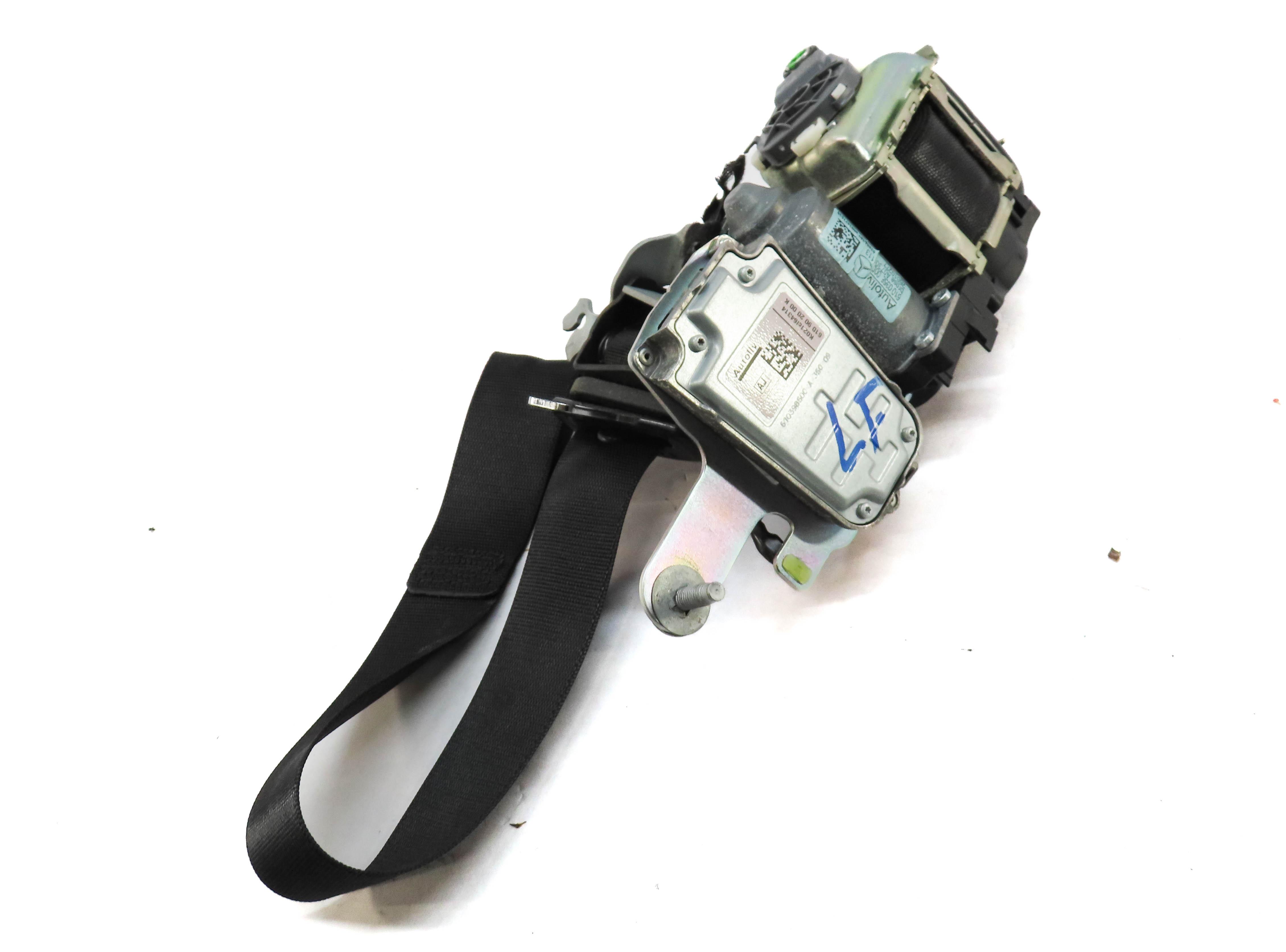 10-13 MERCEDES E-CLASS (A207 C207 W207) LEFT DRIVER SEATBELT RETRACTOR (BLACK) — exact item pictured
