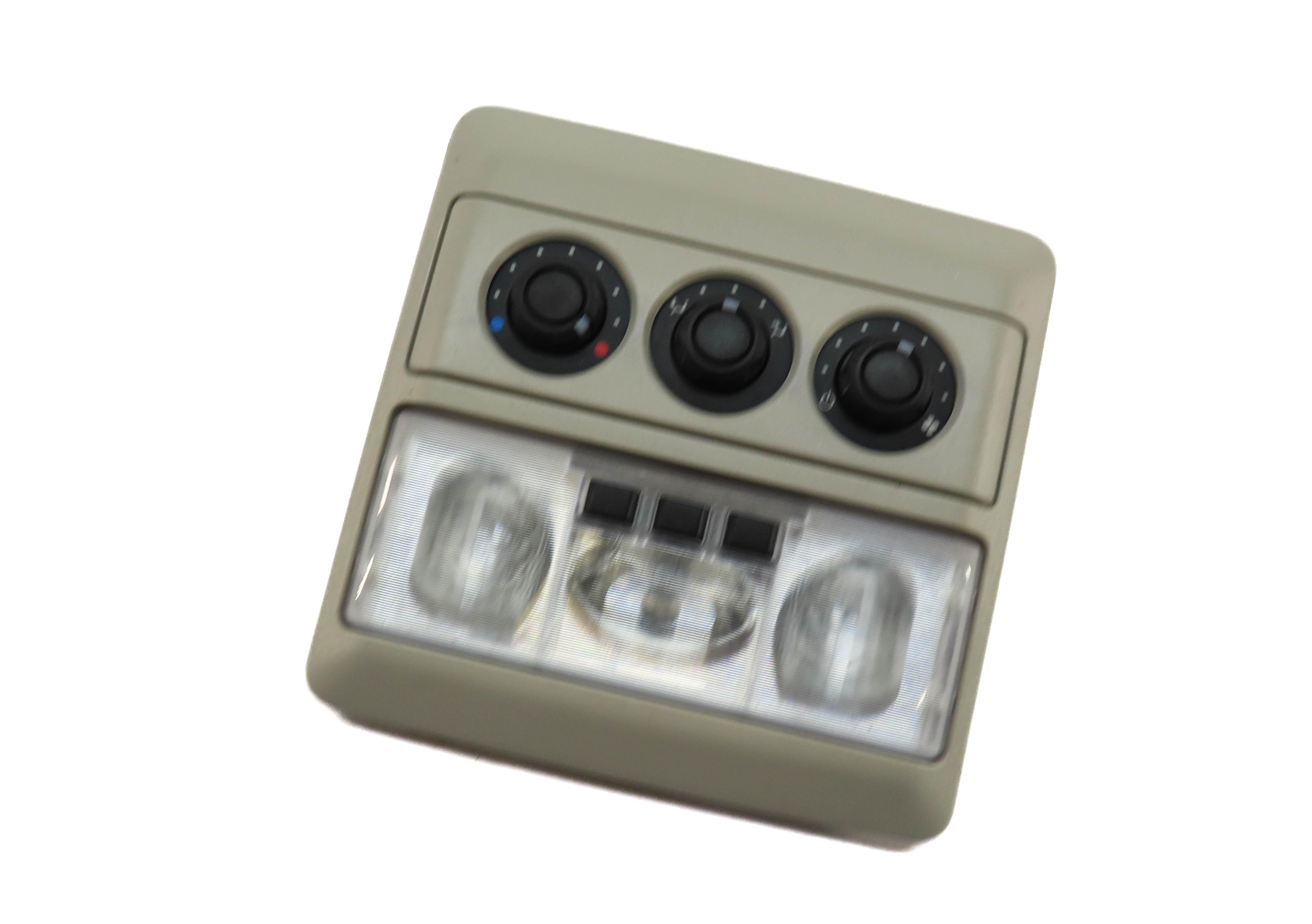 05-16 LAND ROVER LR3 LR4 - REAR DOME LIGHT w/ HEATER TEMPERATURE CONTROL (GRAY) — exact item pictured