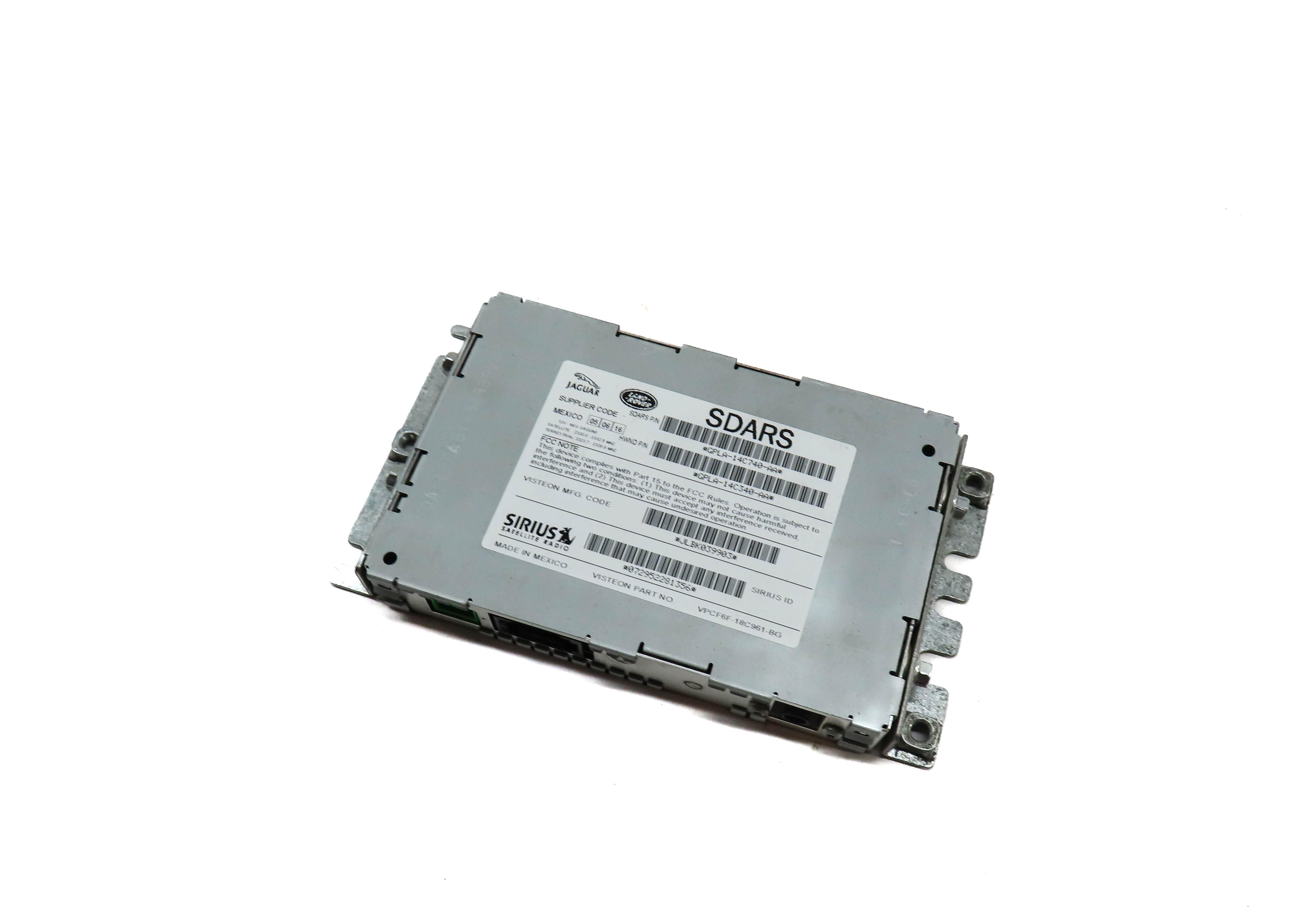 2016 LAND ROVER LR4 SIRIUS SATELLITE RADIO CONTROL MODULE GPLA14C740AA — exact item pictured