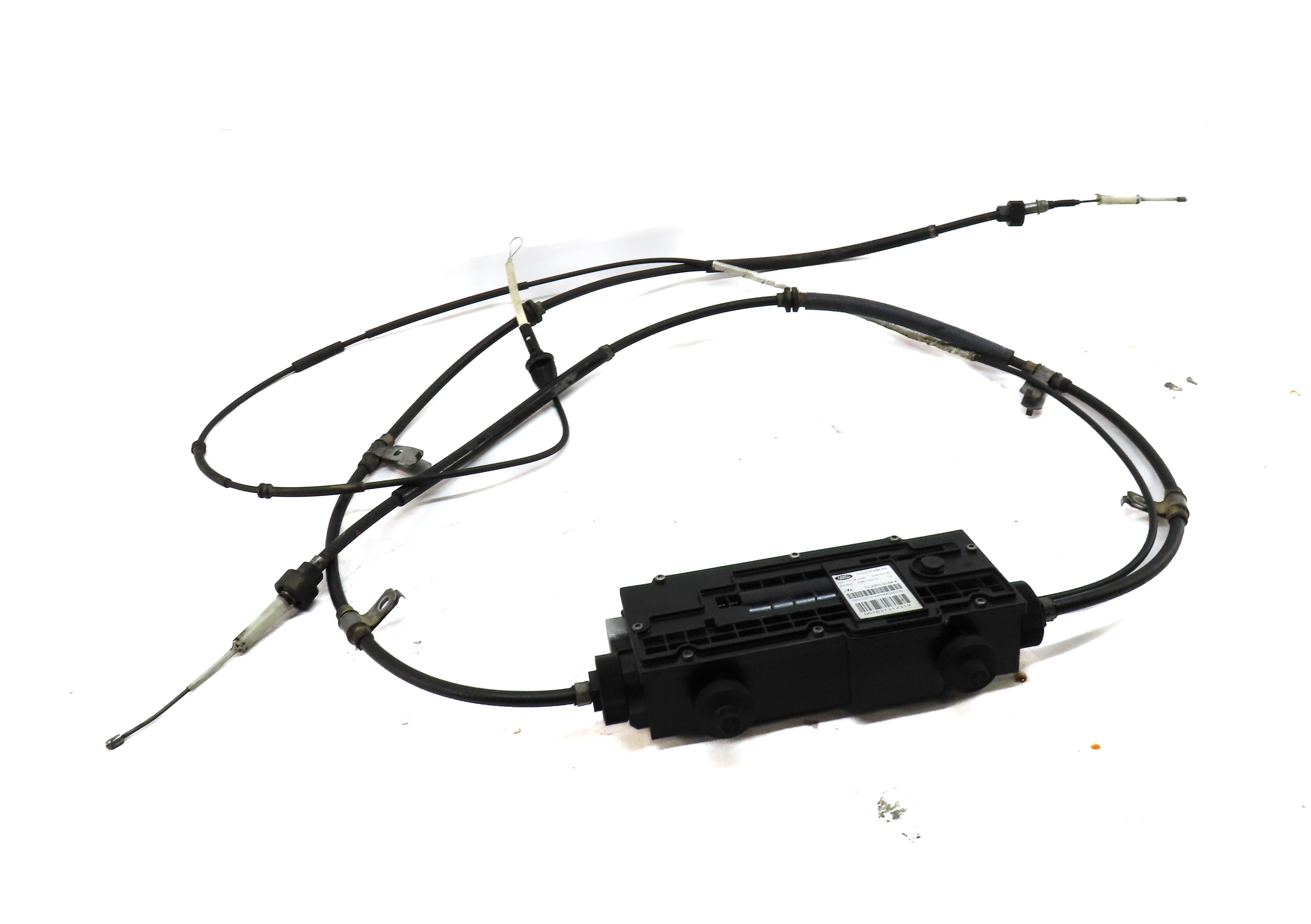 2016 LAND ROVER LR4 REAR HILL EMERGENCY PARKING E-BRAKE ACTUATOR w/ CABLES — exact item pictured