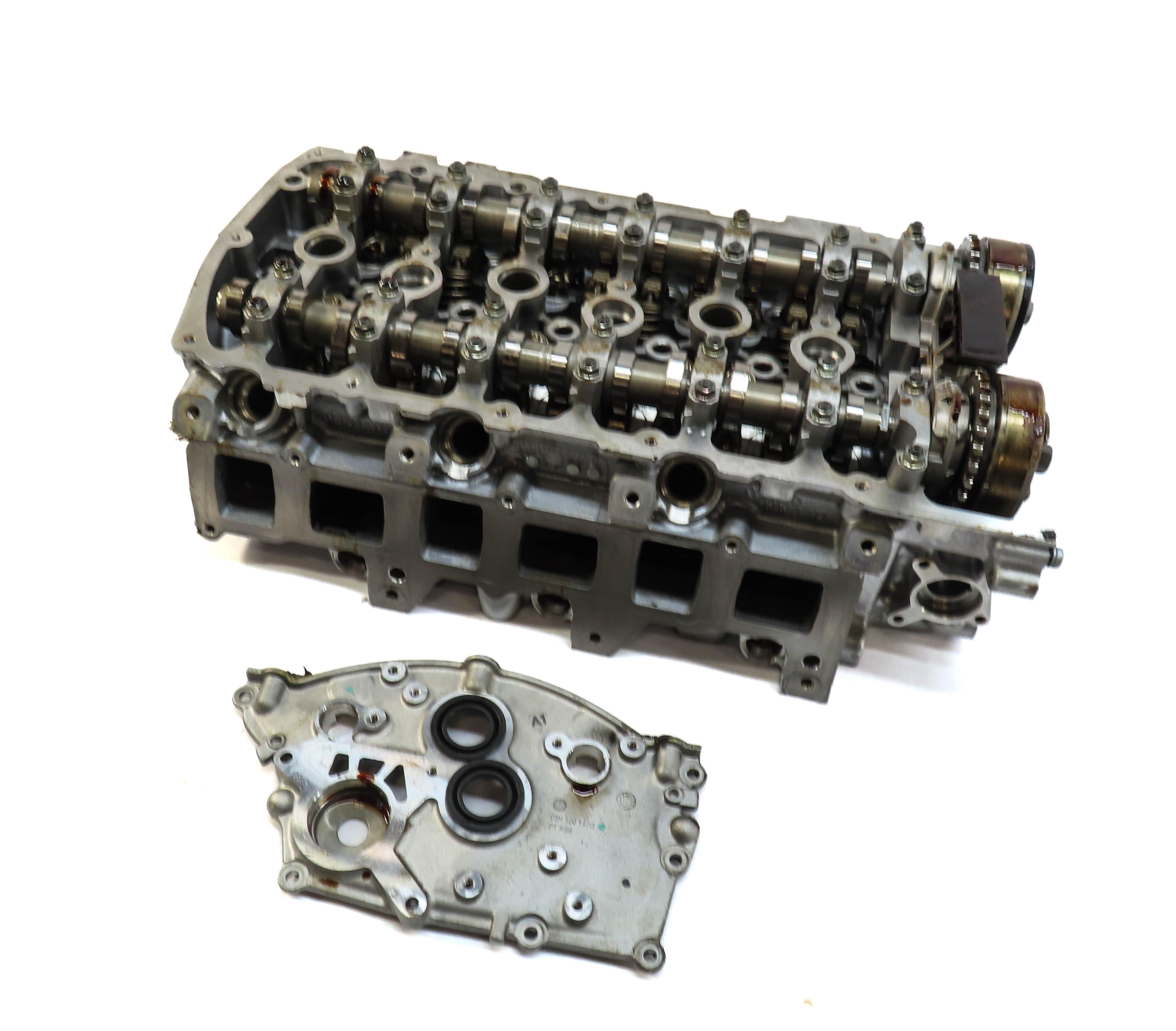 2013-2014 PORSCHE CAYENNE (958) 3.6L M55.02 VR6 ENGINE CYLINDER HEAD ASSEMBLY — exact item pictured