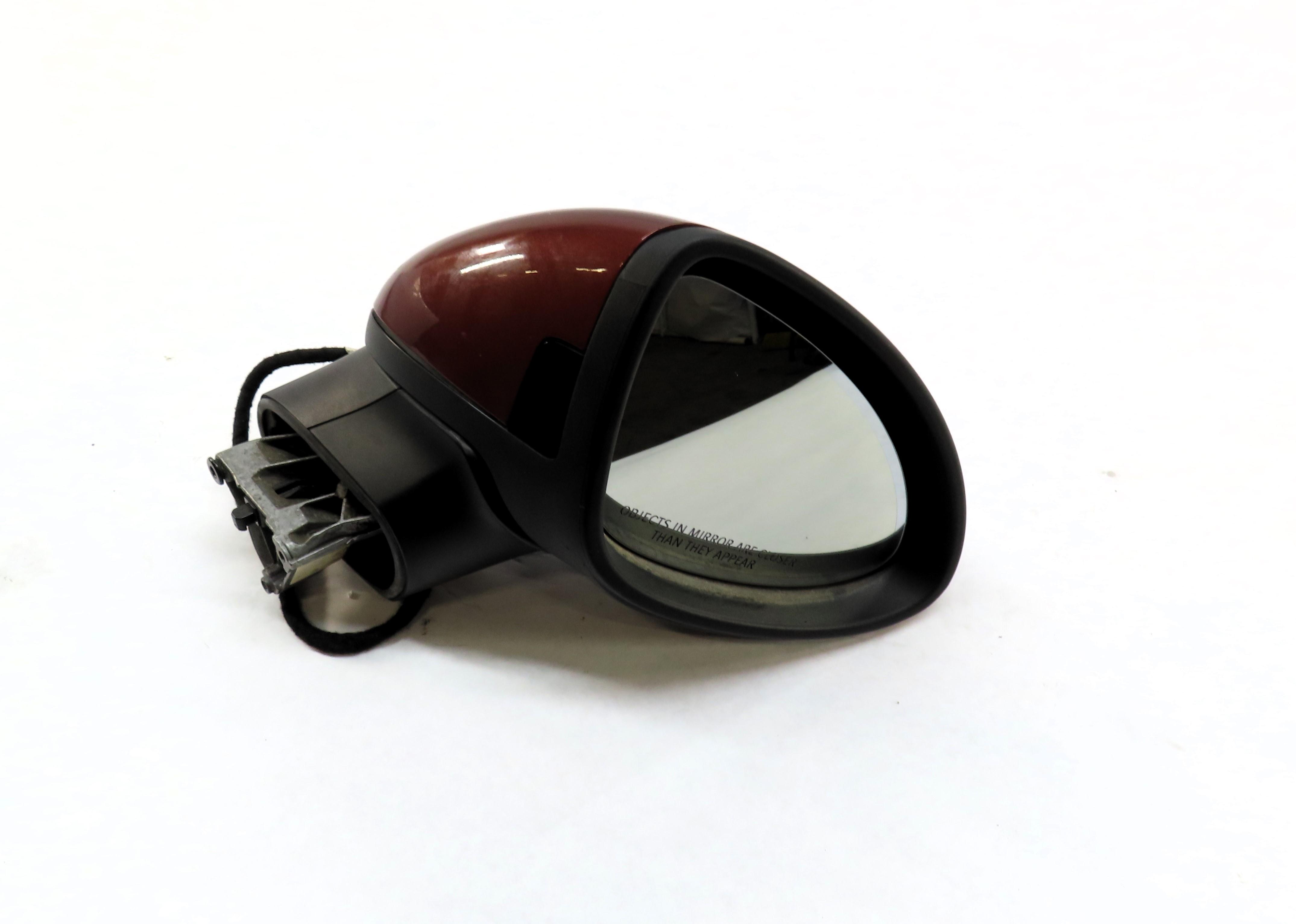 11-14 PORSCHE CAYENNE (958) RIGHT P-FOLD AUTODIM BLIND SPOT MIRROR (AUBURN RED) — exact item pictured