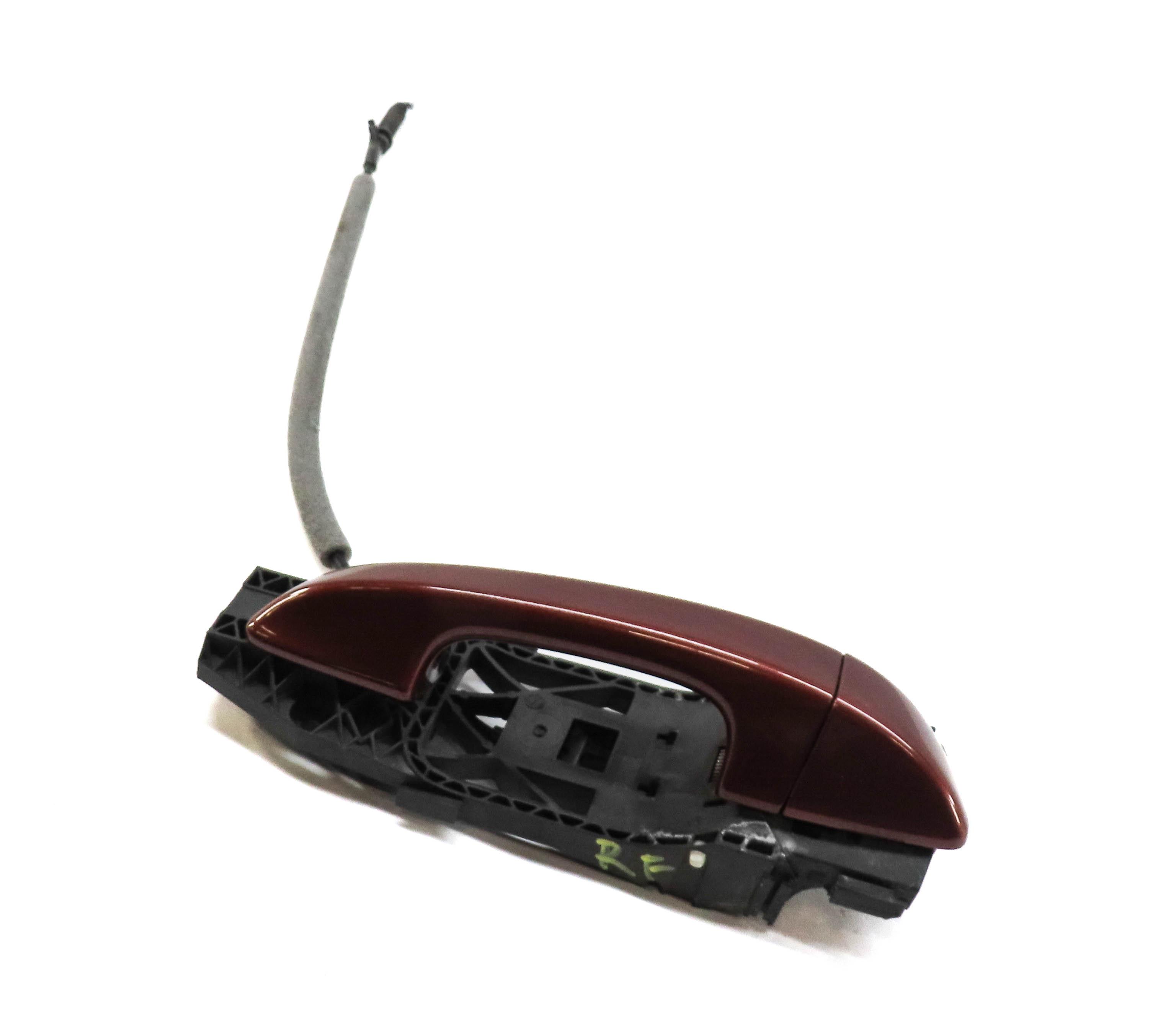 11-18 PORSCHE CAYENNE (958) RIGHT FRONT PASSENGER DOOR HANDLE (AUBURN RED MET.) — exact item pictured