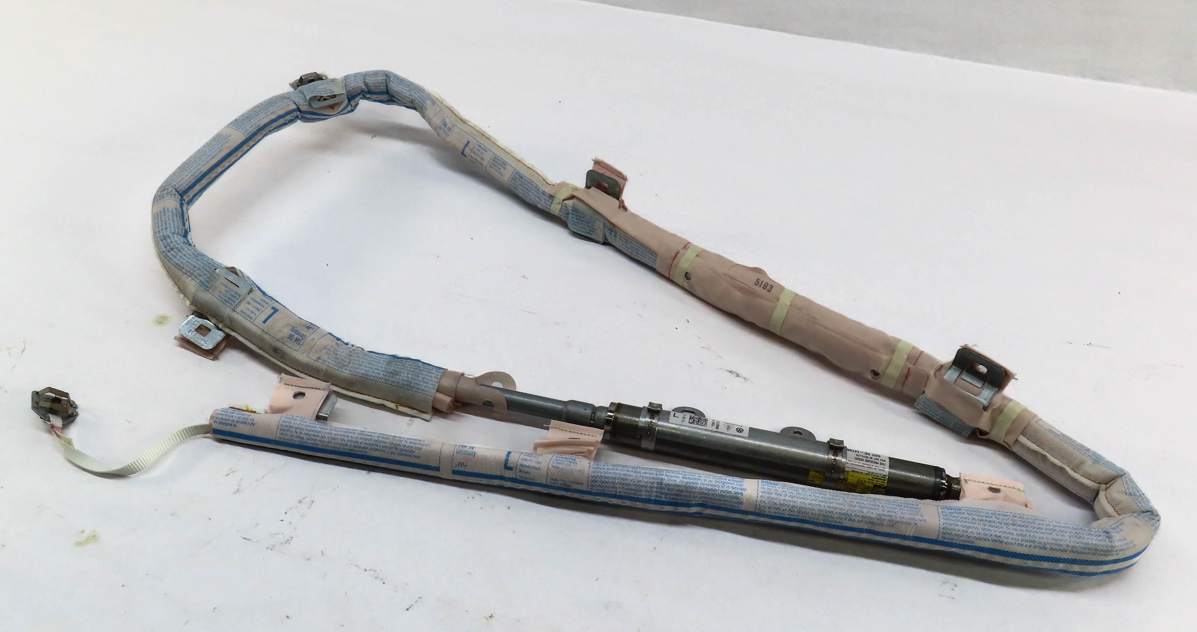 2011-2018 PORSCHE CAYENNE (958) LEFT DRIVER ROOF SIDE CURTAIN SRS AIRBAG AIR BAG — exact item pictured