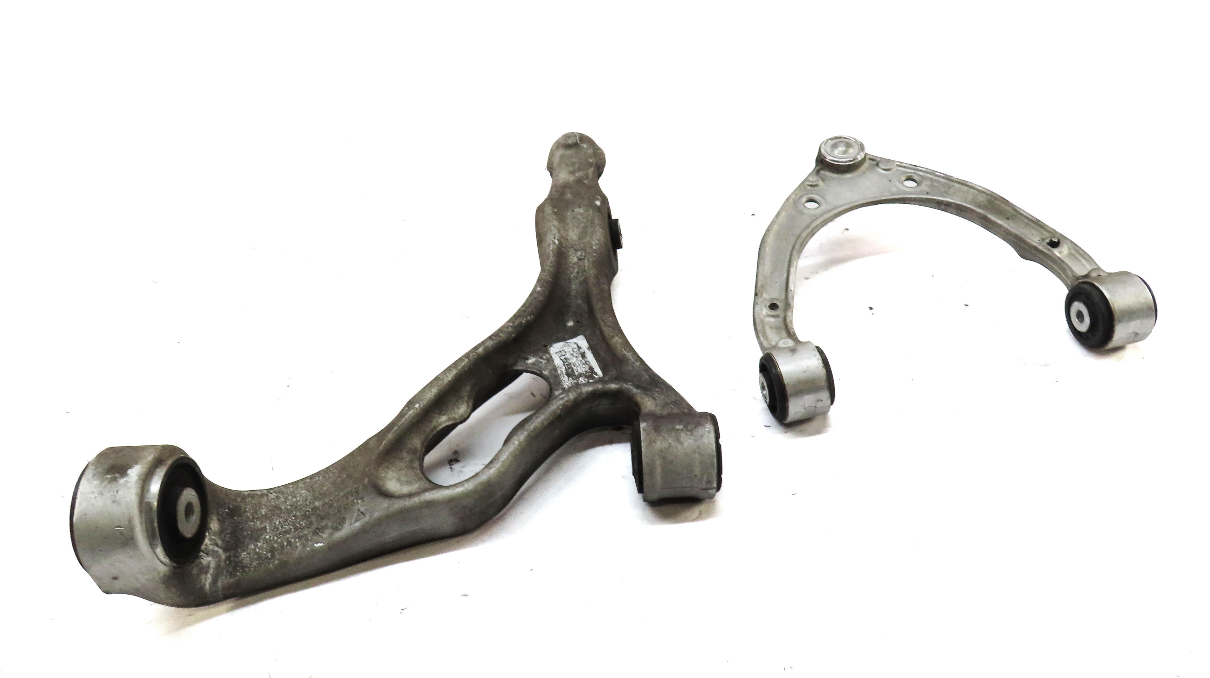 2011-2014 PORSCHE CAYENNE (958) LEFT FRONT DRIVER CONTROL ARM SET — exact item pictured