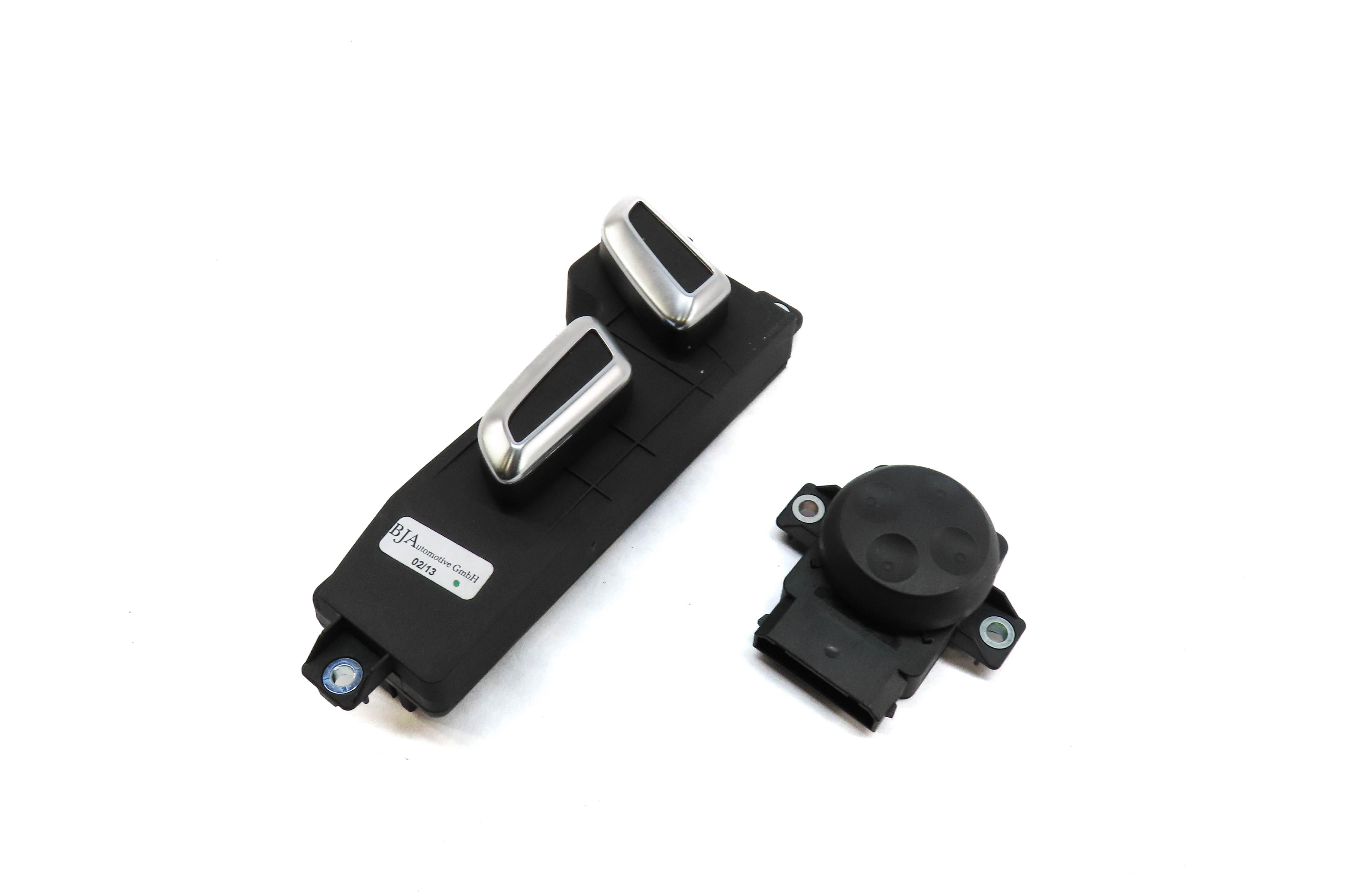 2013 AUDI Q7 (4L) FRONT LEFT DRIVER SEAT ADJUST ADJUSTMENT & LUMBAR SWITCH SET 2 — exact item pictured