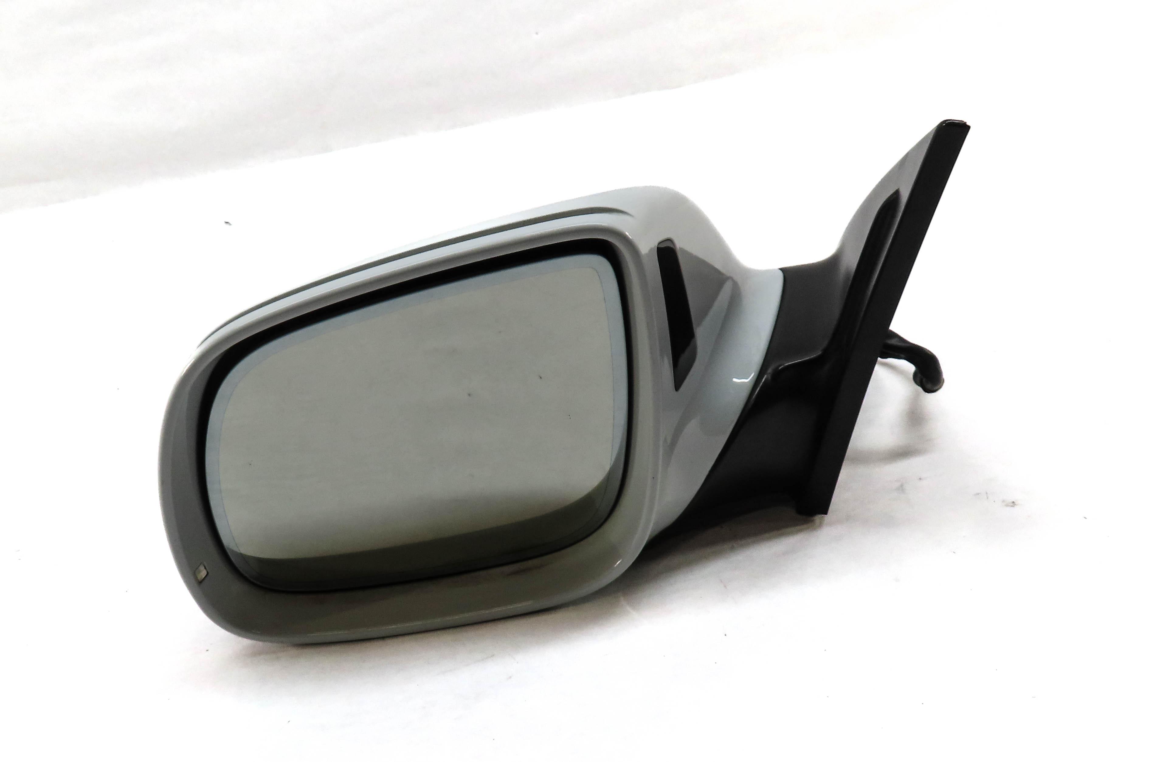 2013-2015 AUDI Q7 (4L) LEFT DRIVER P-FOLD BLIND SPOT DOOR MIRROR (WHITE) — exact item pictured