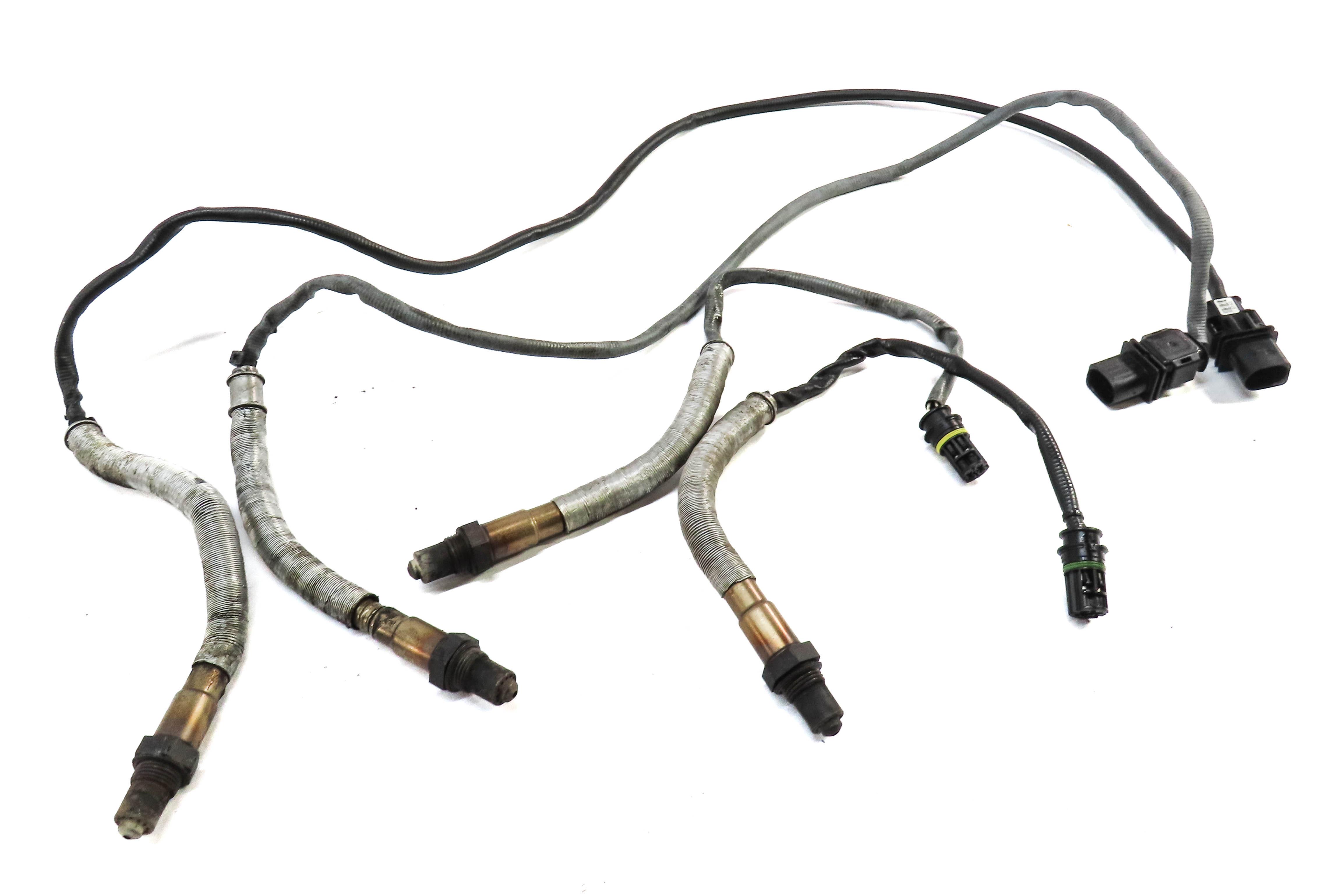 2008 BMW 535i (E60) 3.0L TURBO N54 ENGINE PRE POST CAT O2 OXYGEN SENSOR SET 4 — exact item pictured
