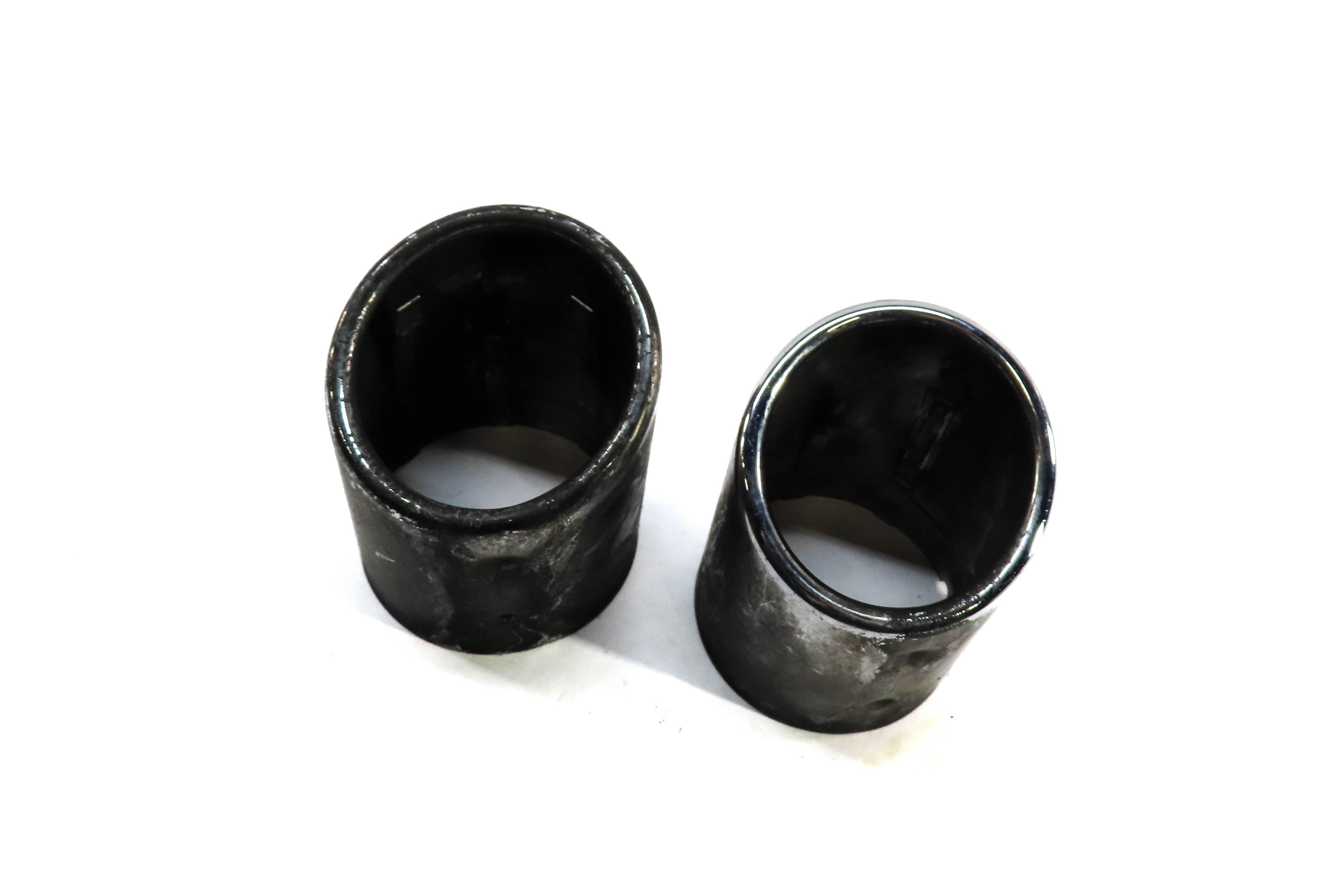 2008 BMW 535i (E60) 3.0T N54 REAR LEFT & RIGHT EXHAUST MUFFLER TIP SET — exact item pictured
