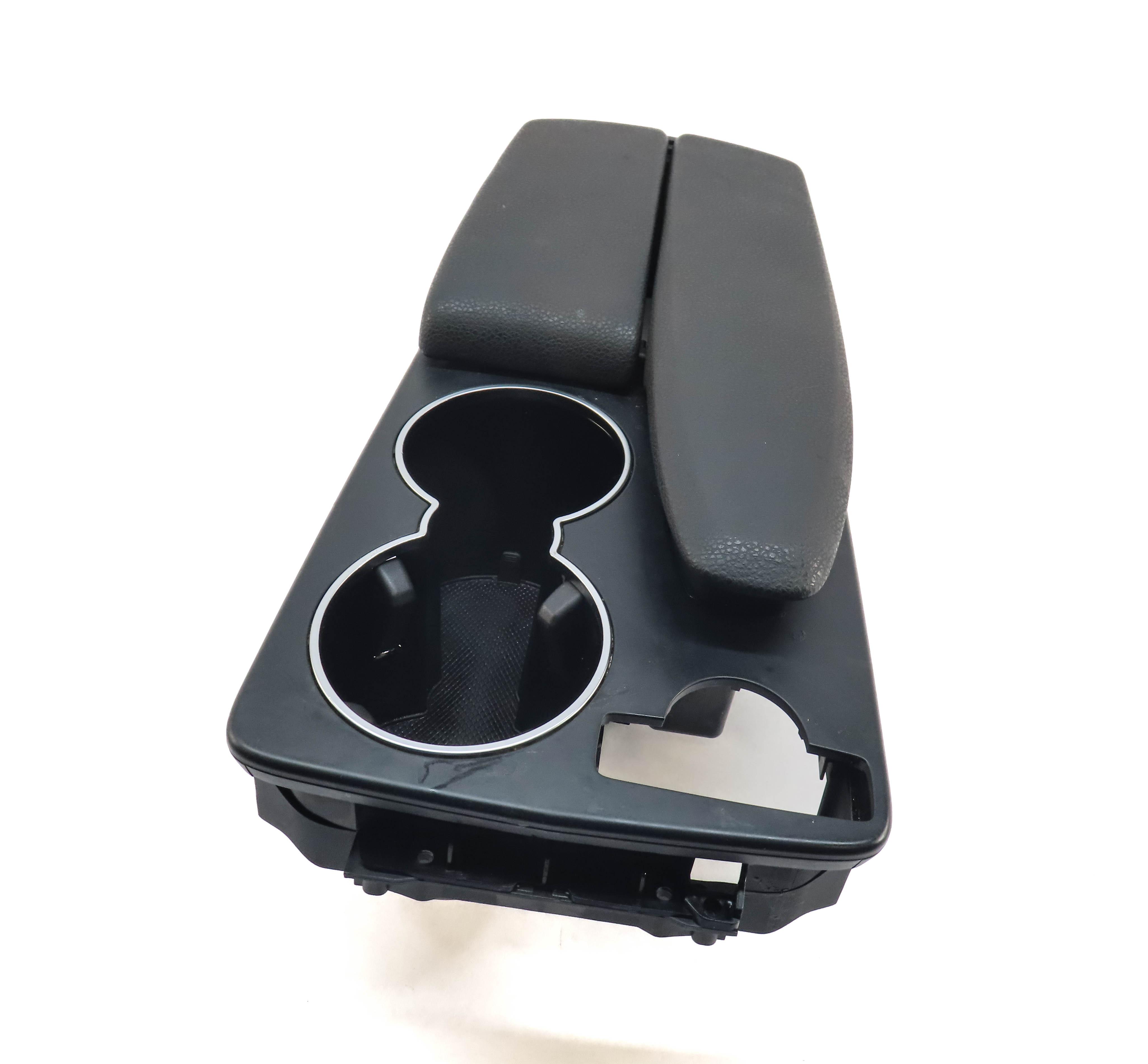 12-15 MERCEDES C-CLASS (W204) FRONT CENTER CONSOLE ARMREST COMPARTMENT (BLACK) — exact item pictured