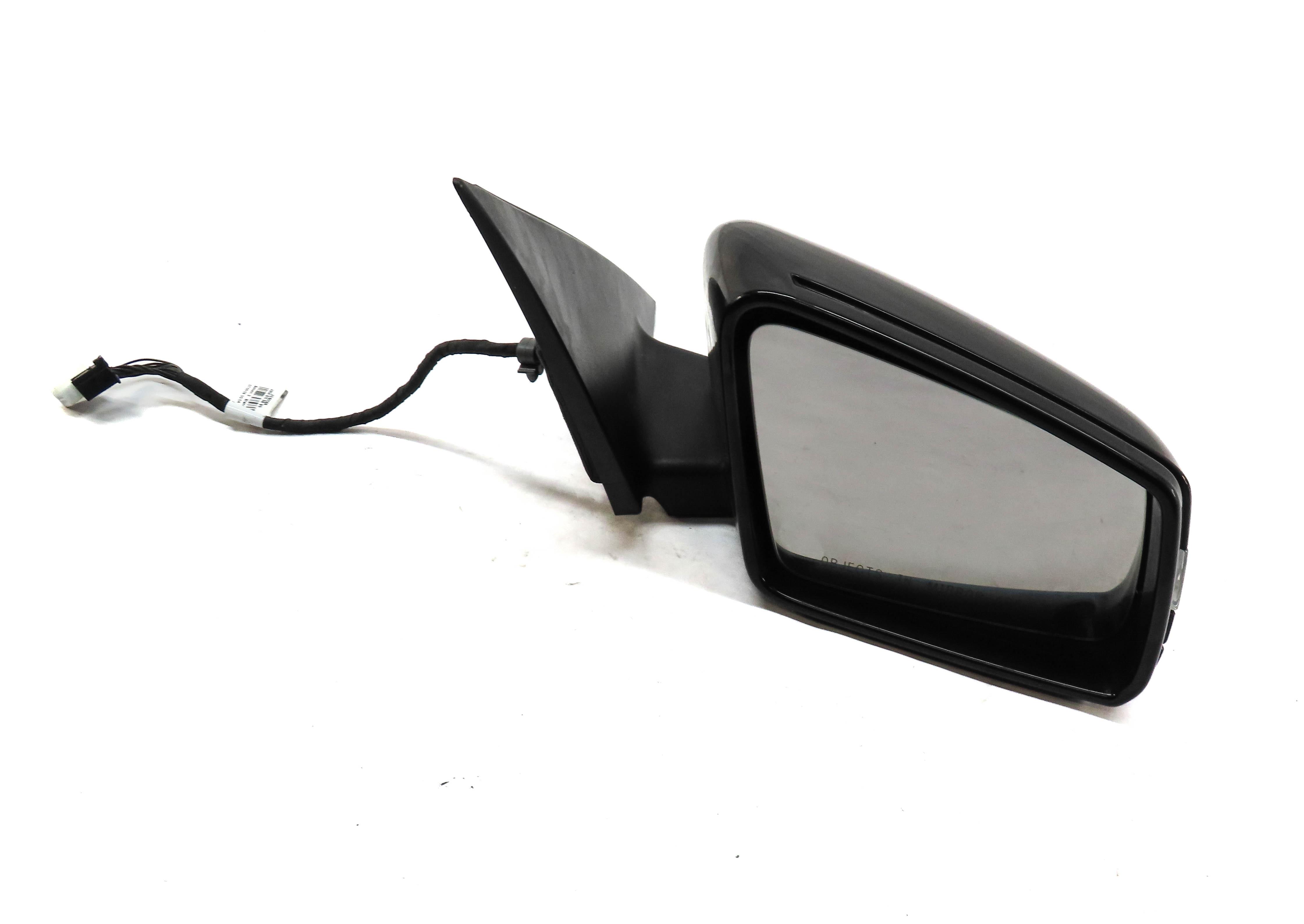 12-14 MERCEDES C-CLASS (W204) RIGHT HEATED AUTODIM MEMORY DOOR MIRROR (BLACK) — exact item pictured