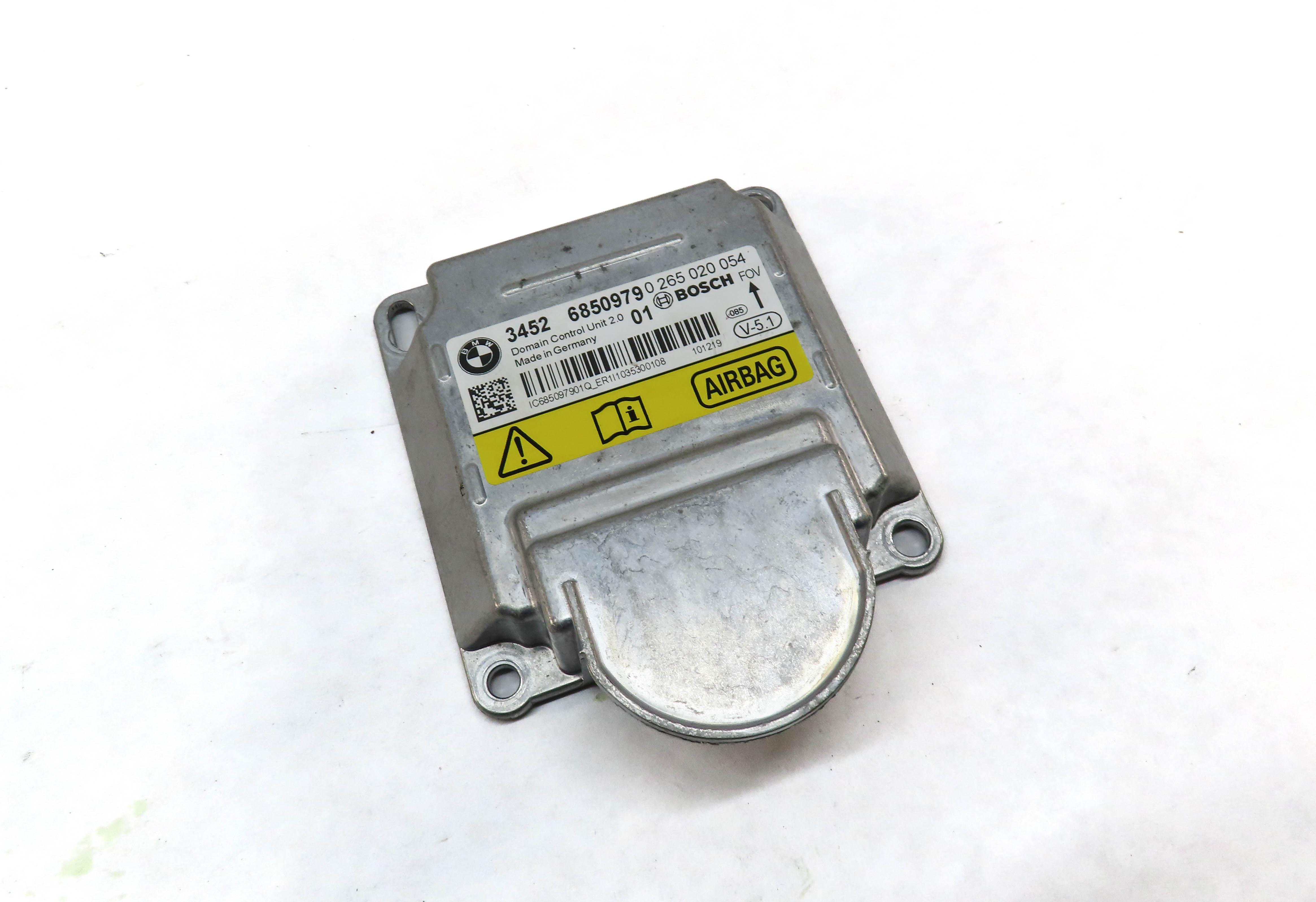 12-21 BMW 2 3 4 5 6 7 X3 X4 X5 X6 (F22 F30 F32 F10 F15 F16 F85) SRS BAG MODULE — exact item pictured