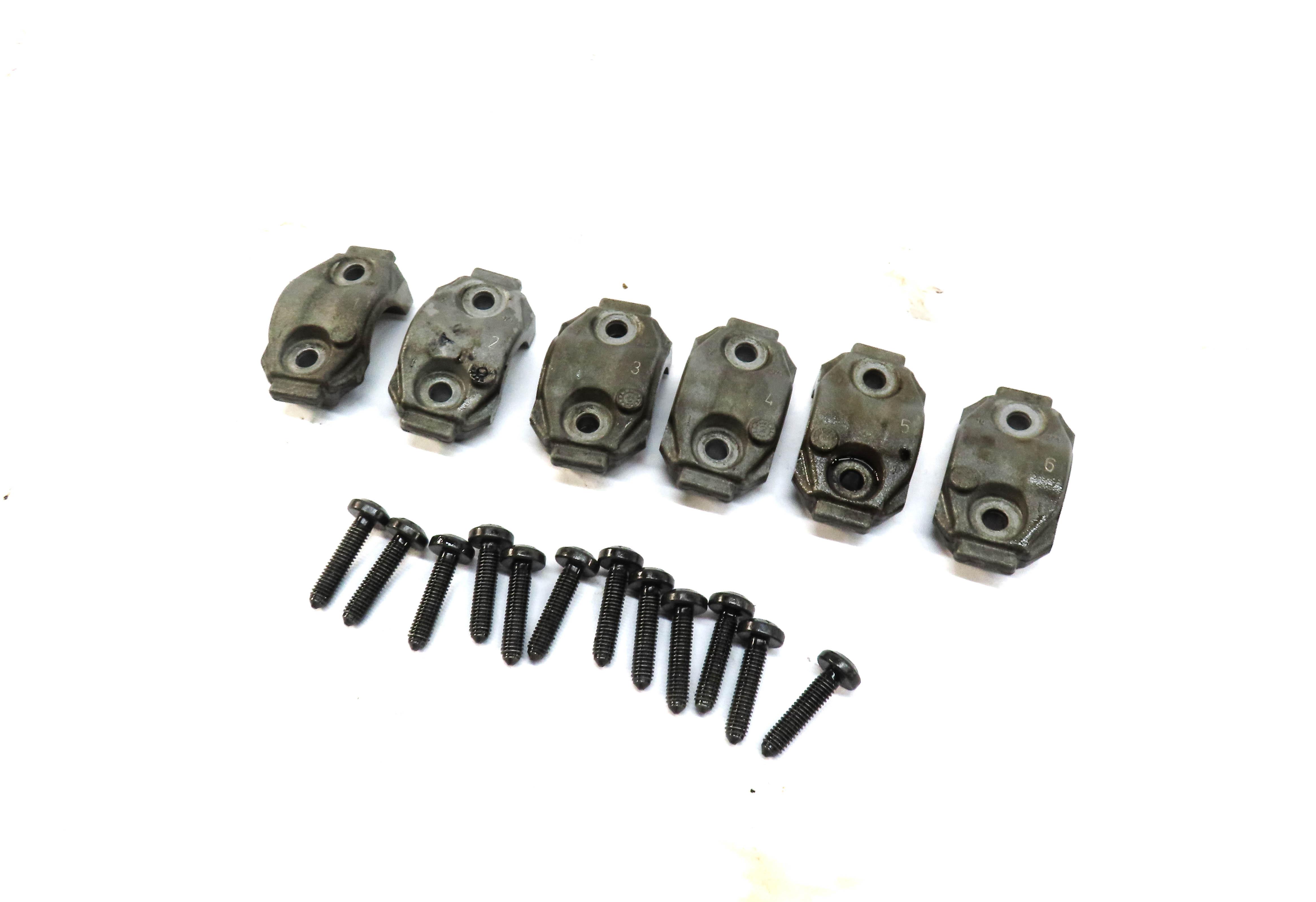 11-19 BMW 1 3 5 7 X1 X3 X5 X6 3.0L F30 N55 ECCENTRIC CAMSHAFT BEARING CAP SET — exact item pictured