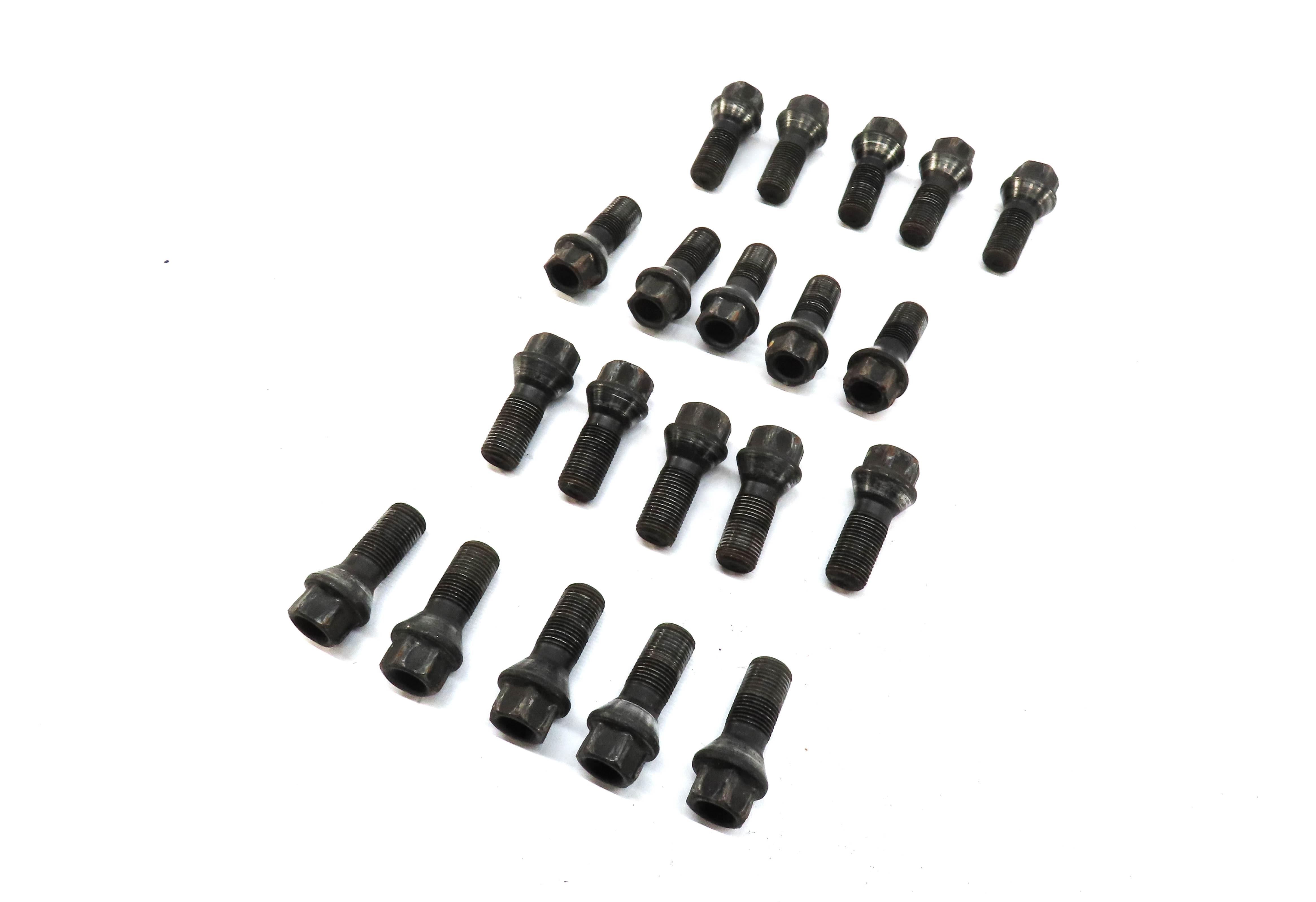 2011 BMW X3 (F25) WHEEL RIM LUG NUG BOLT SET OF 20 — exact item pictured
