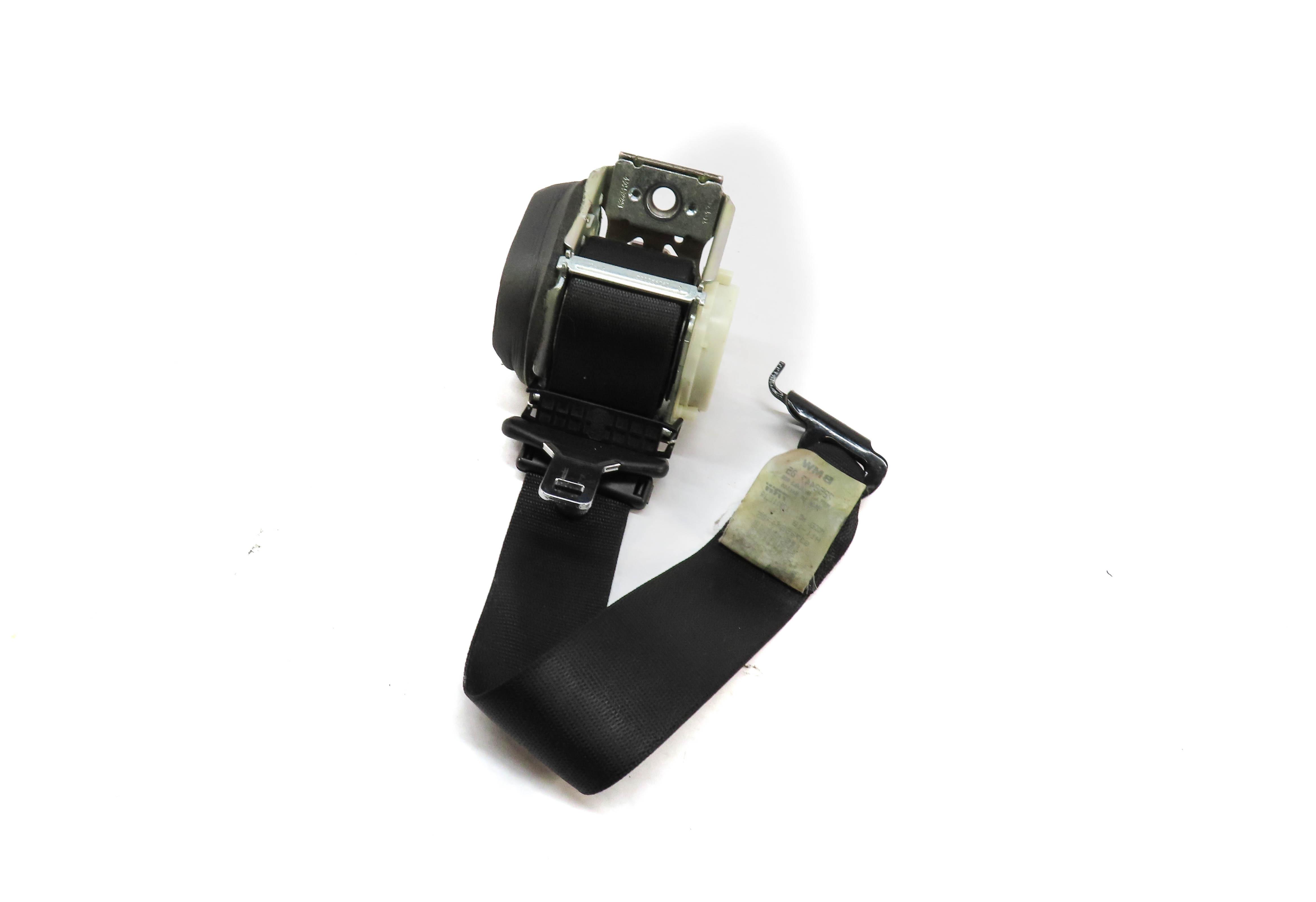 2011 BMW X3 (F25) REAR LEFT SECOND ROW SEATBELT RETRACTOR (BLACK) 72117258447 — exact item pictured