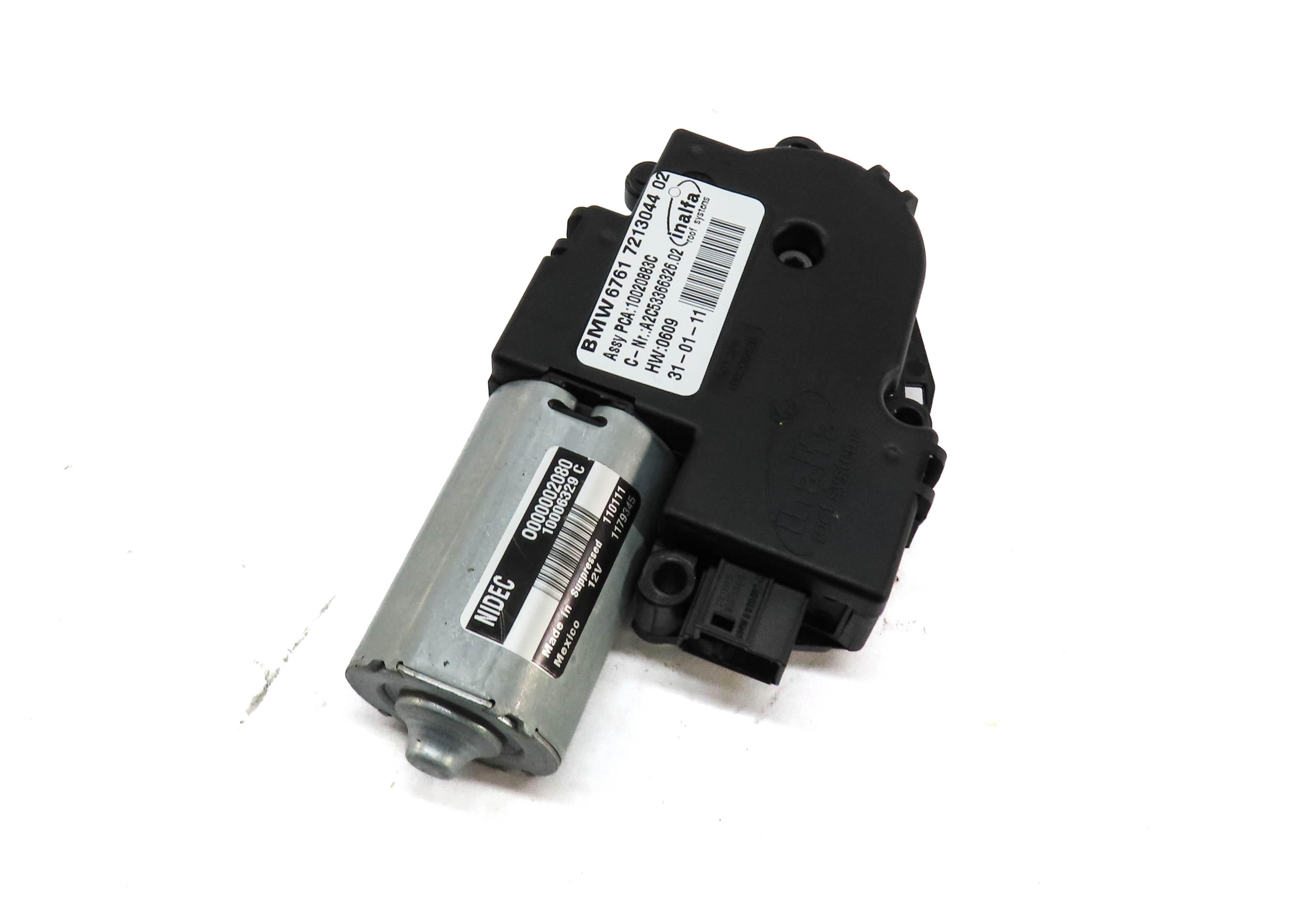 04-13 BMW X5 (E53 E70) 04-11 X3 (F25) PANORAMIC GLASS SUNROOF SUN ROOF MOTOR — exact item pictured