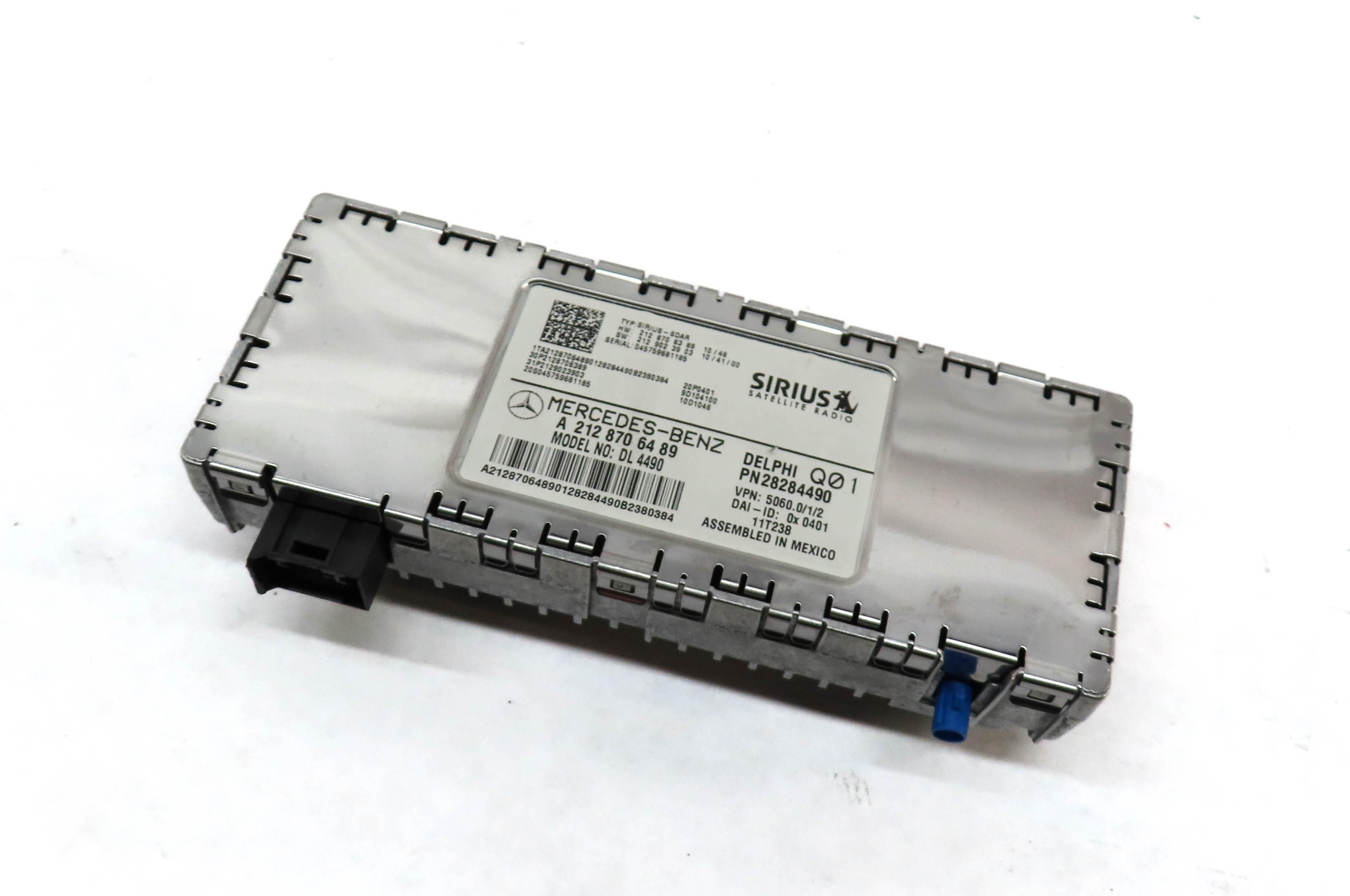 10-16 MERCEDES C250 C300 C350 E350 E550 GLK350 ML350 - SIRIUS SATELLITE RECEIVER — exact item pictured