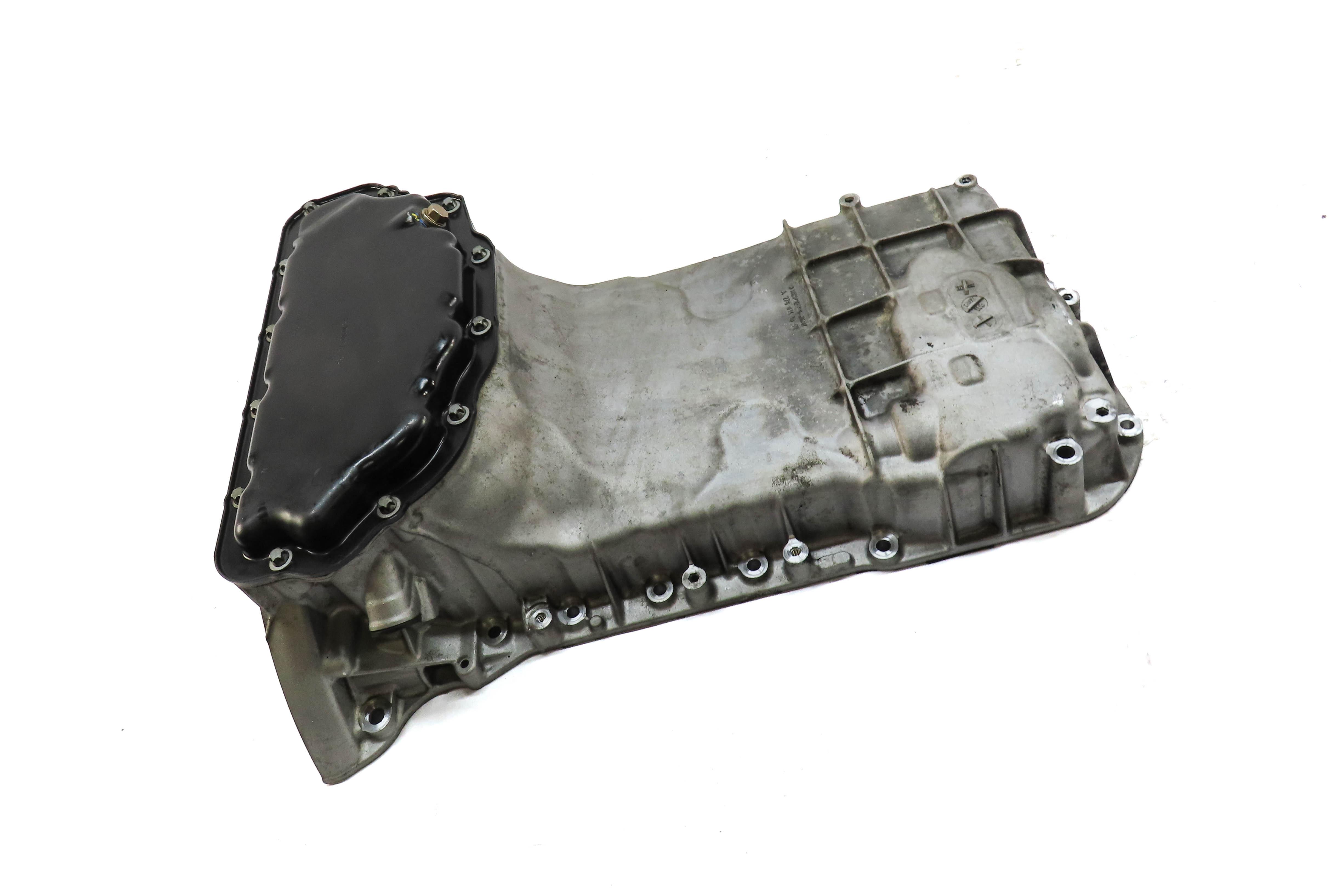 12-20 MERCEDES C E GLK CLS W204 W207 W212 3.5L M276 UPPER & LOWER ENGINE OIL PAN — exact item pictured