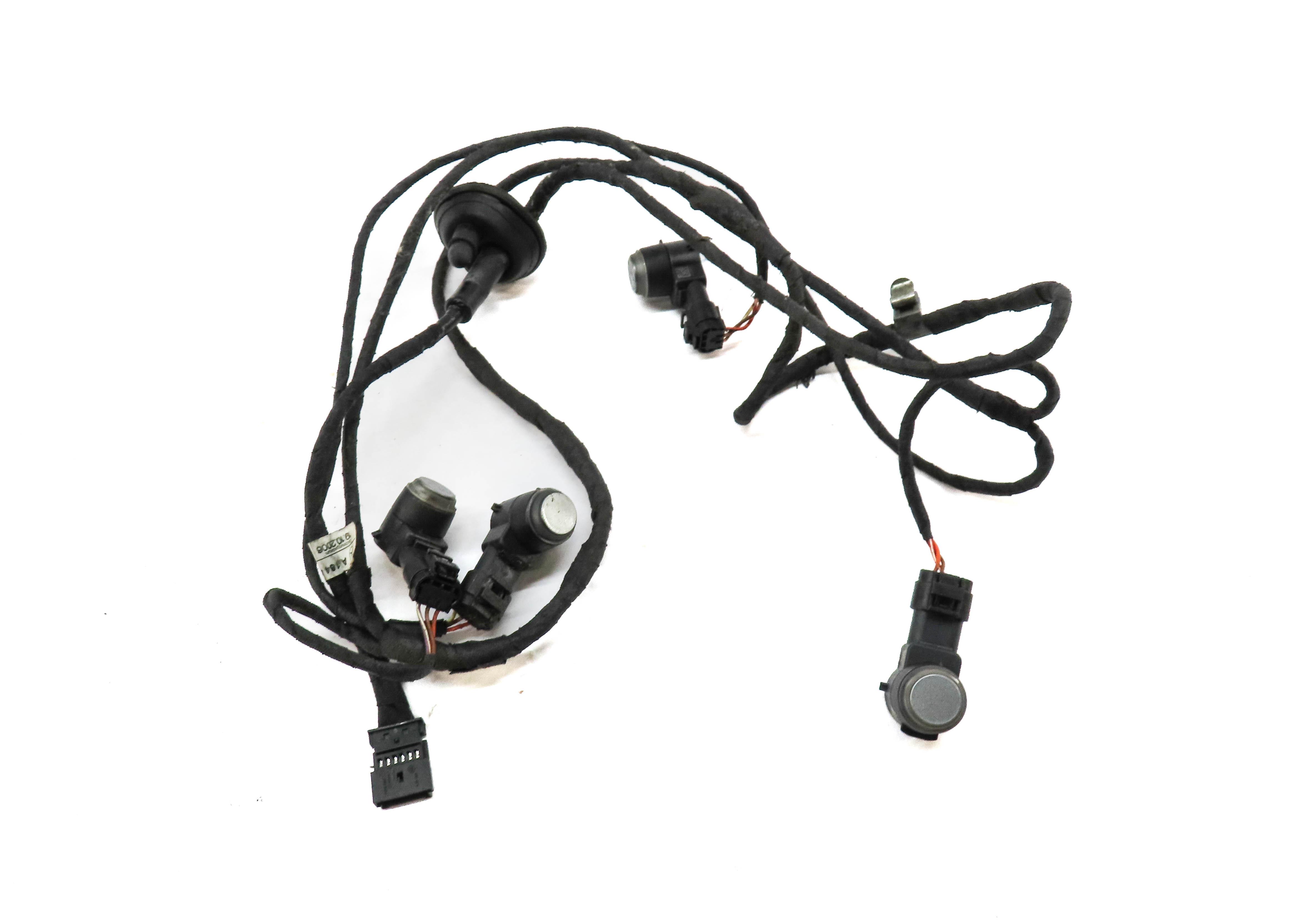 2010 MERCEDES GL350 (X164) REAR PARK ASSIST PDC SENSOR SET4 (SILVER) w/ HARNESS — exact item pictured