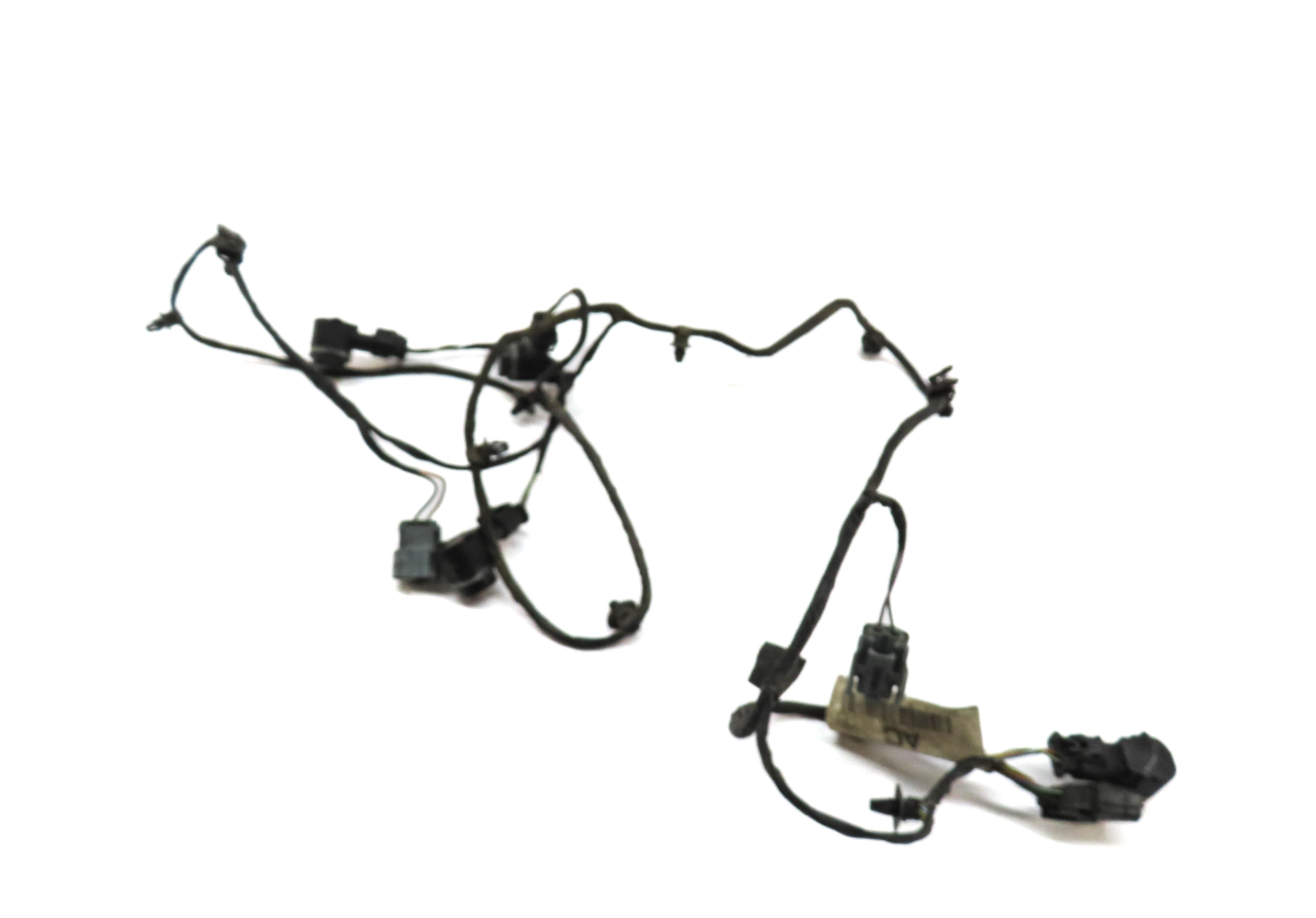2012 LAND RANGE ROVER EVOQUE REAR PARK ASSIST SENSOR SET4 (BLACK) w/ HARNESS — exact item pictured