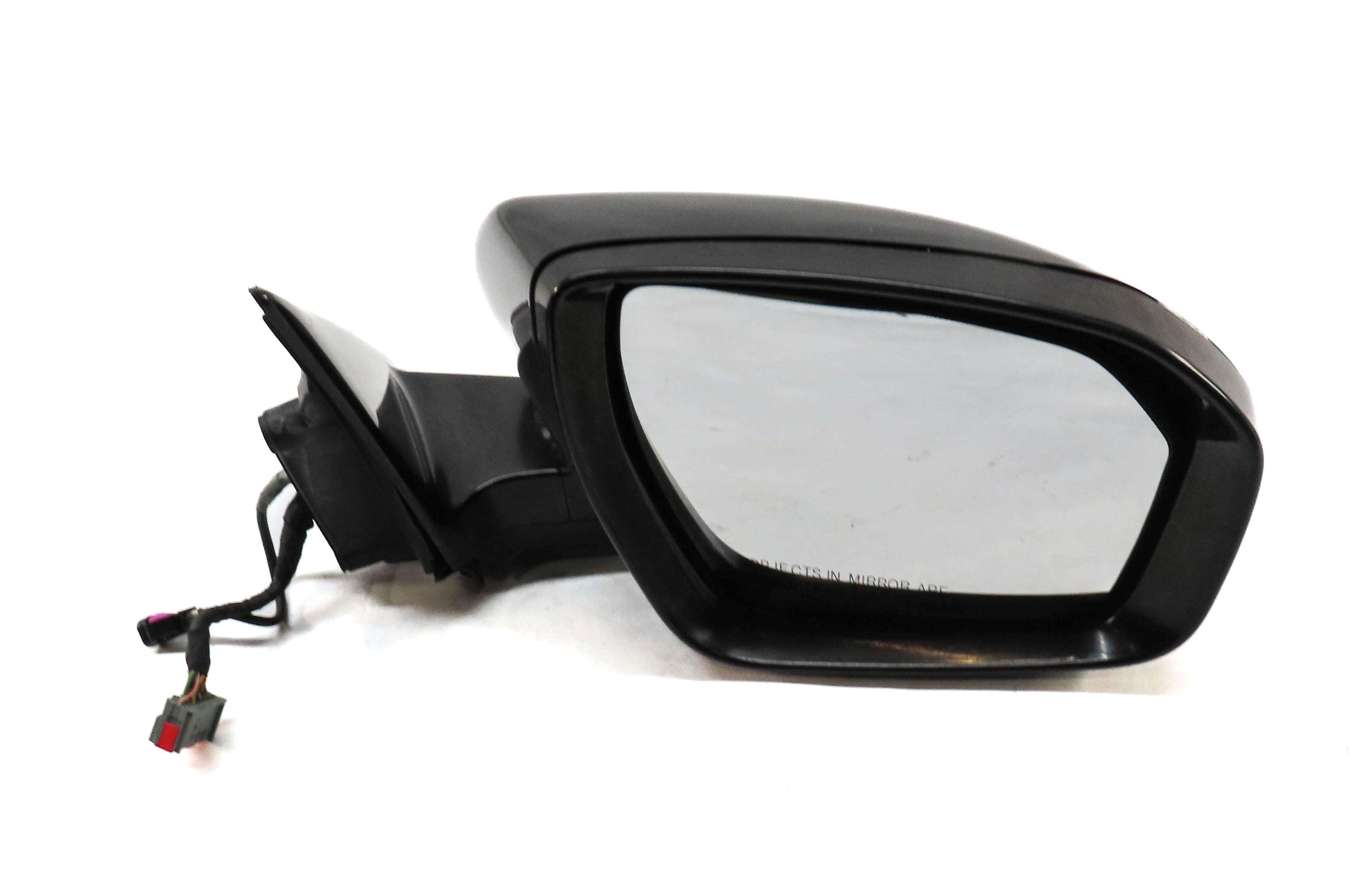 12-13 RANGE ROVER EVOQUE RIGHT DOOR MIRROR P-FOLD HEATED MEMORY CAMERA (BLACK) — exact item pictured