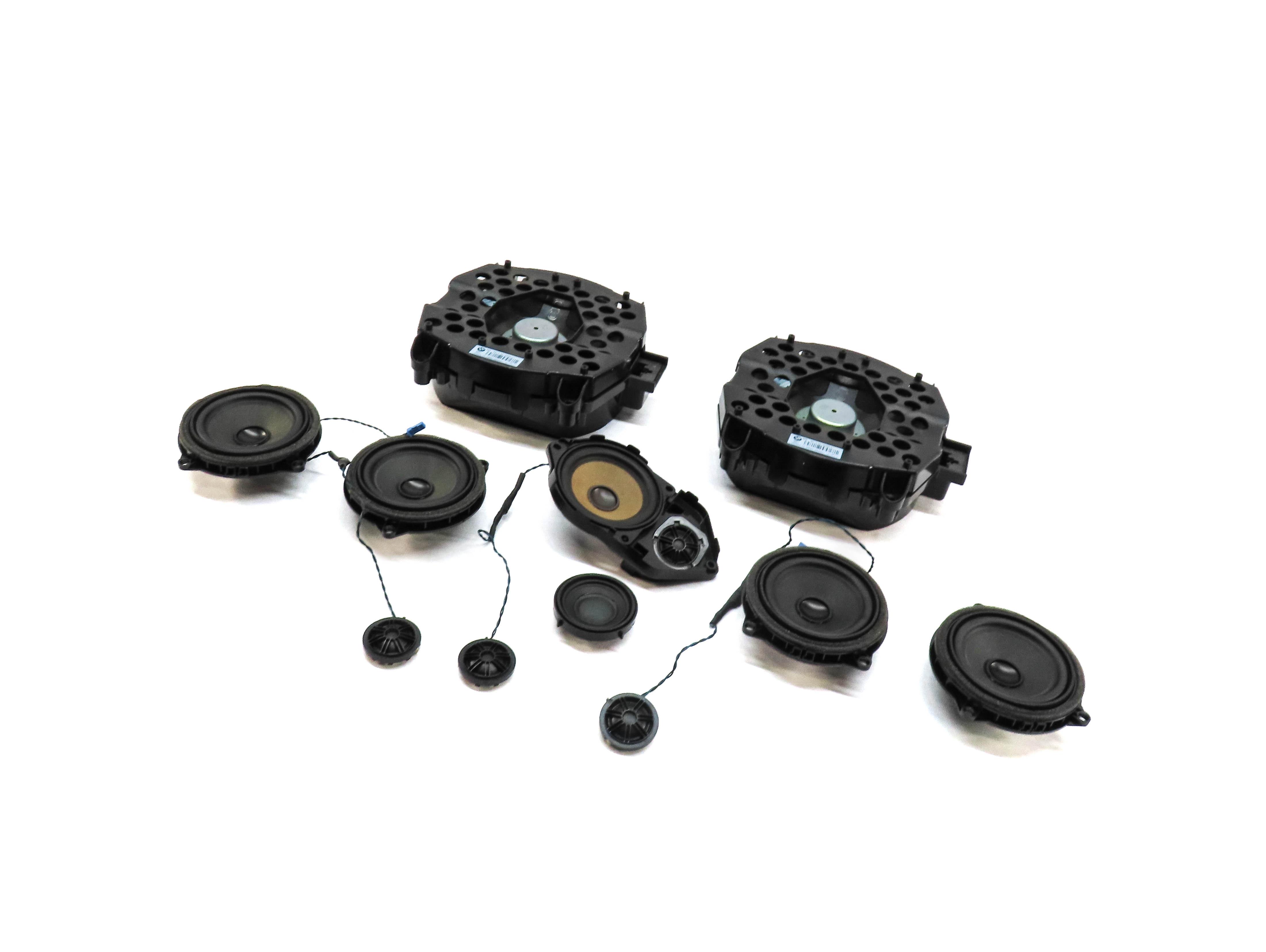 2013 BMW X3 (F25) FRONT REAR LEFT RIGHT WOOFER MIDRANGE TWEETER SPEAKER SET 11 — exact item pictured