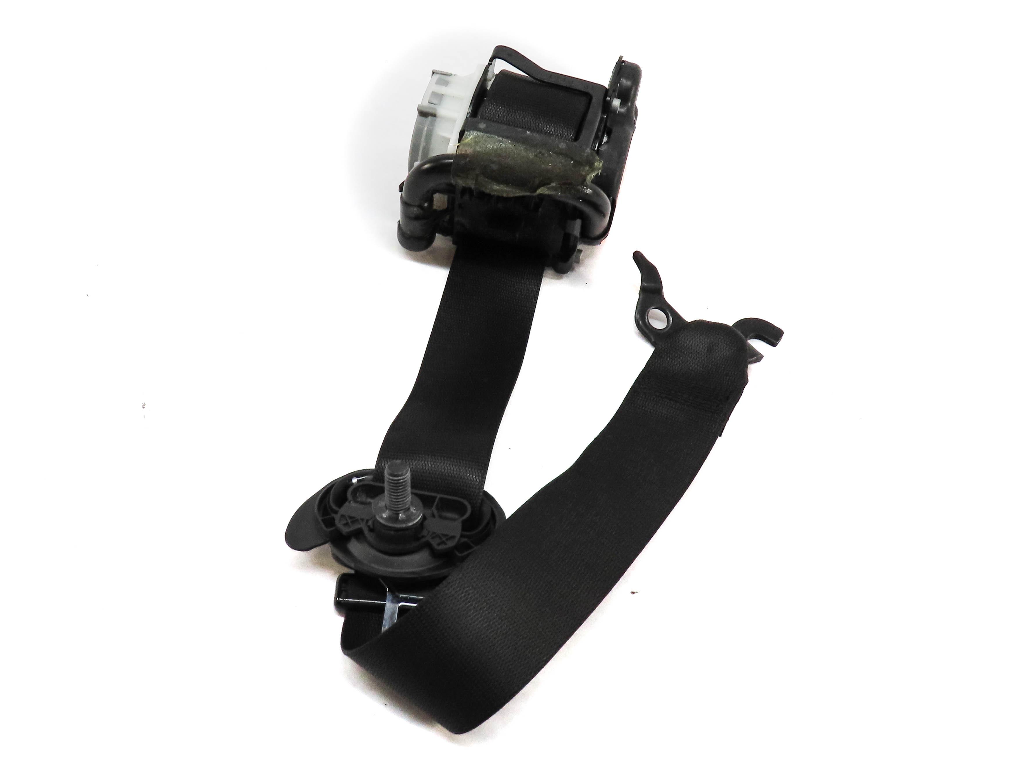 11-18 BMW X3 X4 (F25 F26) LEFT FRONT DRIVER SEATBELT BUCKLE RETRACTOR (BLACK) — exact item pictured