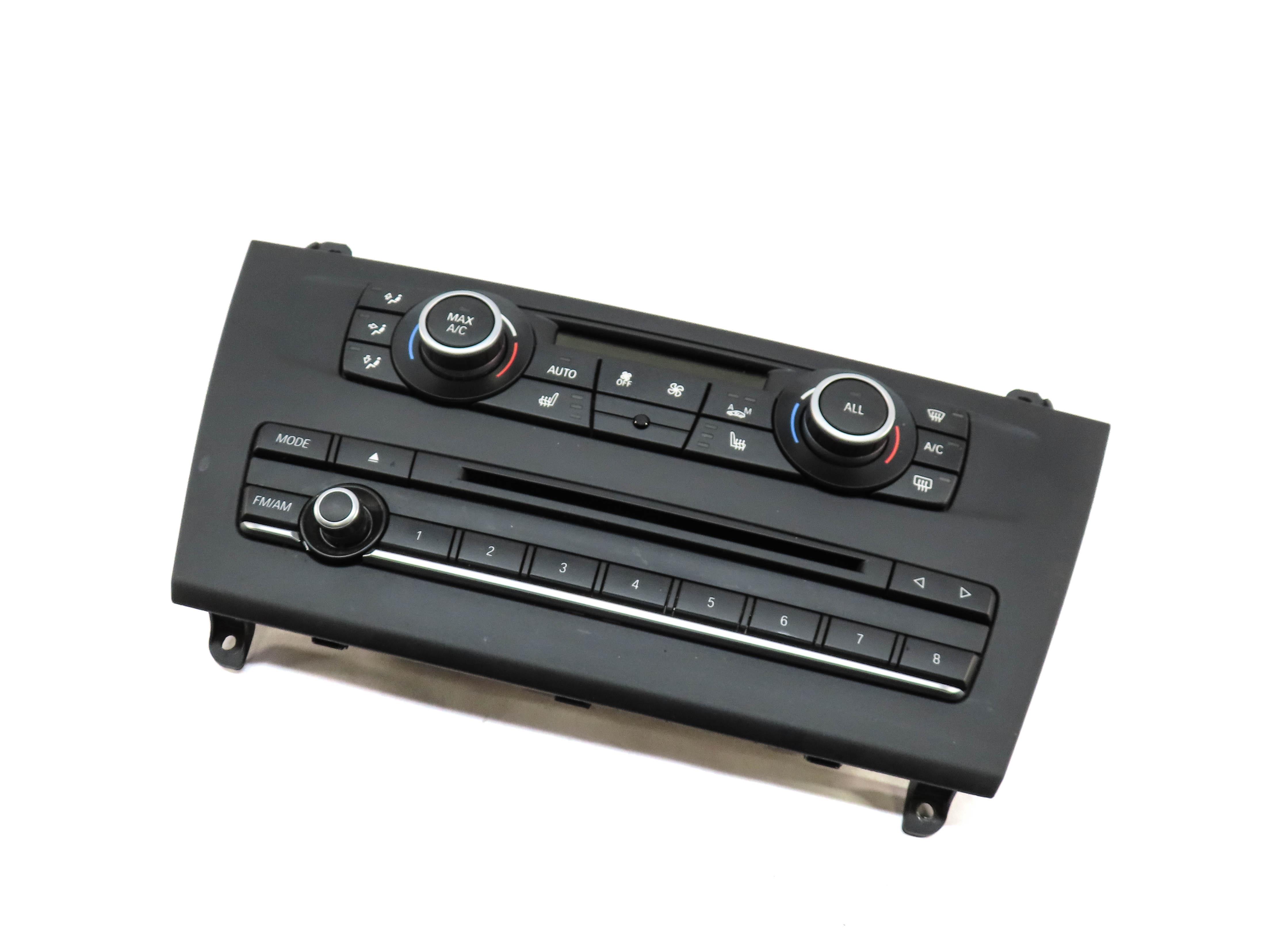 11-14 BMW X3 (F25) FRONT HEATER A/C TEMPERATURE CLIMATE CONTROL w/ HEATED SEAT — exact item pictured