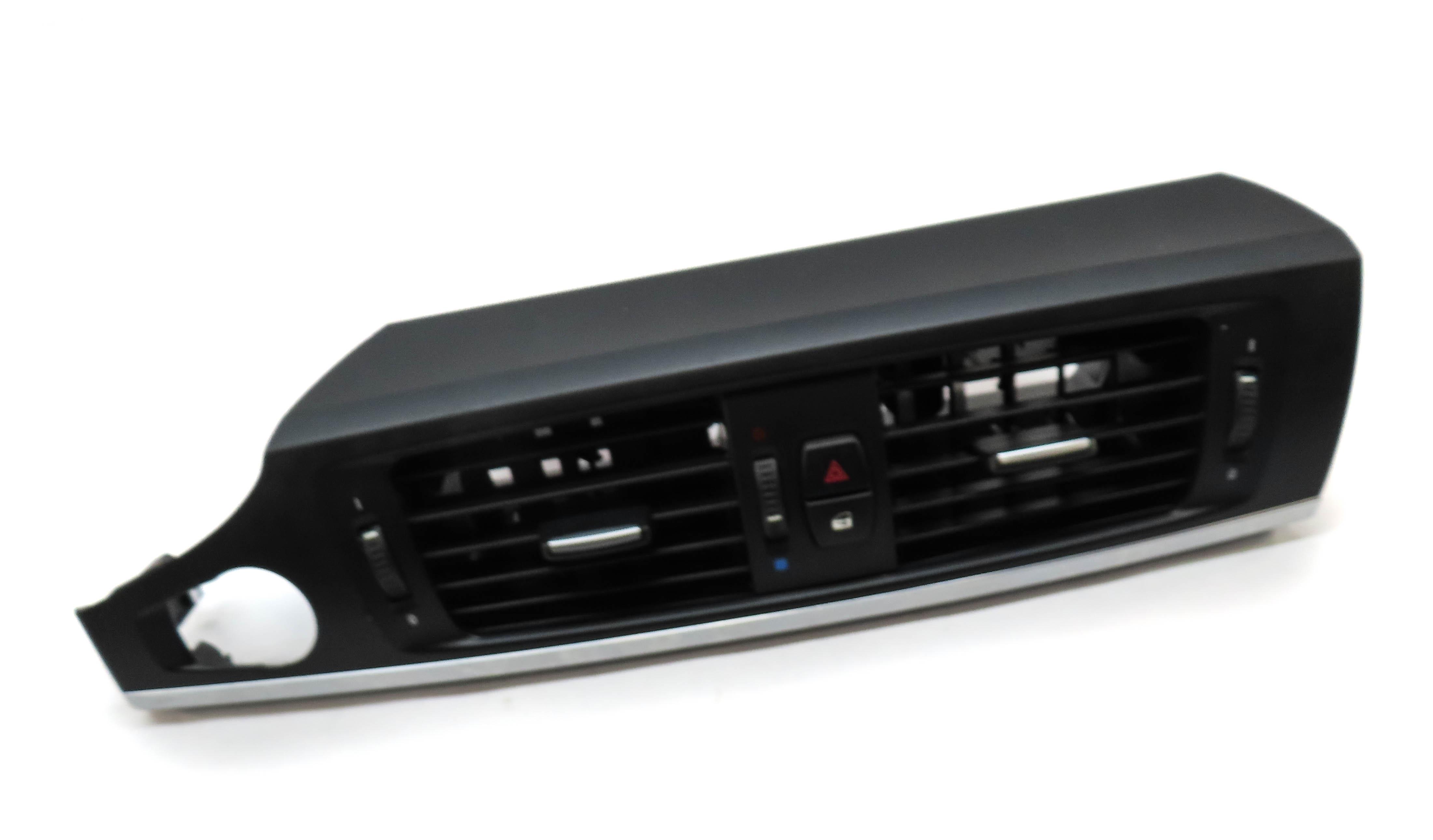 2013 BMW X3 (F25) FRONT CENTER DASH HVAC A/C HEATER AIR VENT (BLACK) & HAZARD — exact item pictured