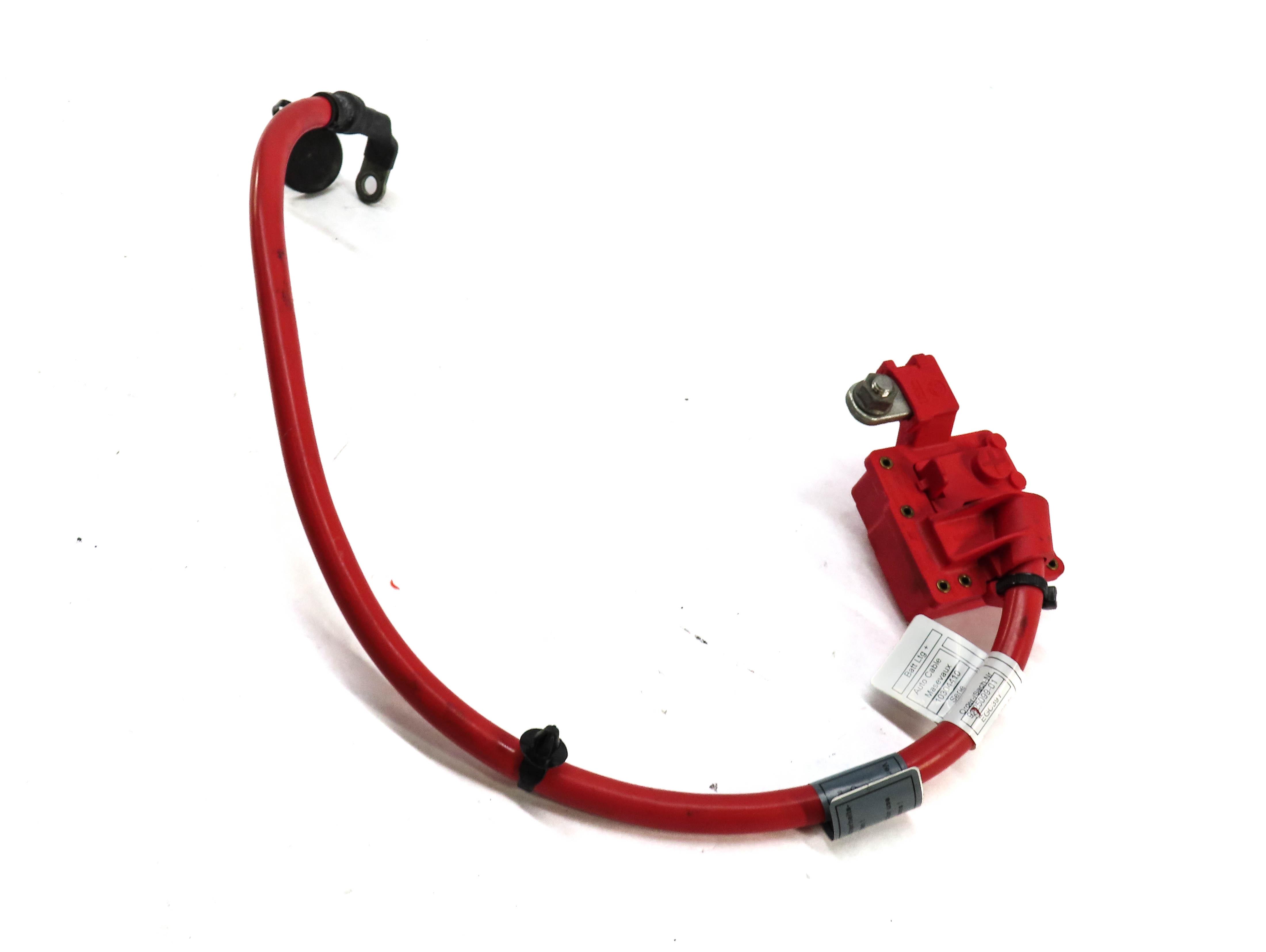 2013 BMW X3 (F25) POSITIVE BATTERY CABLE w/ SRS TERMINAL 9213668 9225099 — exact item pictured