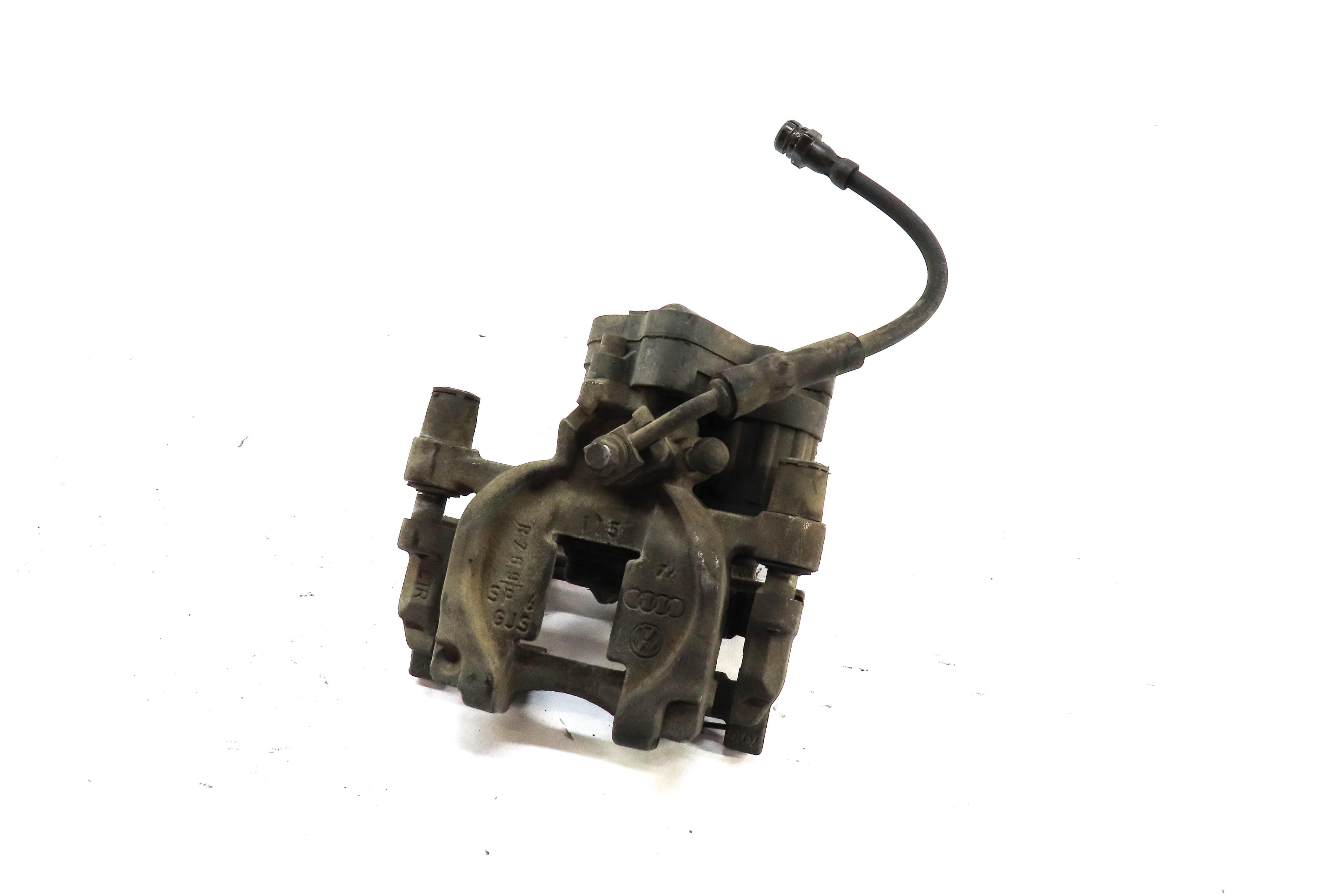 2015-2017 VW GOLF / 2015 AUDI A3 (8V) LEFT DRIVER REAR BRAKE CALIPER w/ ACTUATOR — exact item pictured
