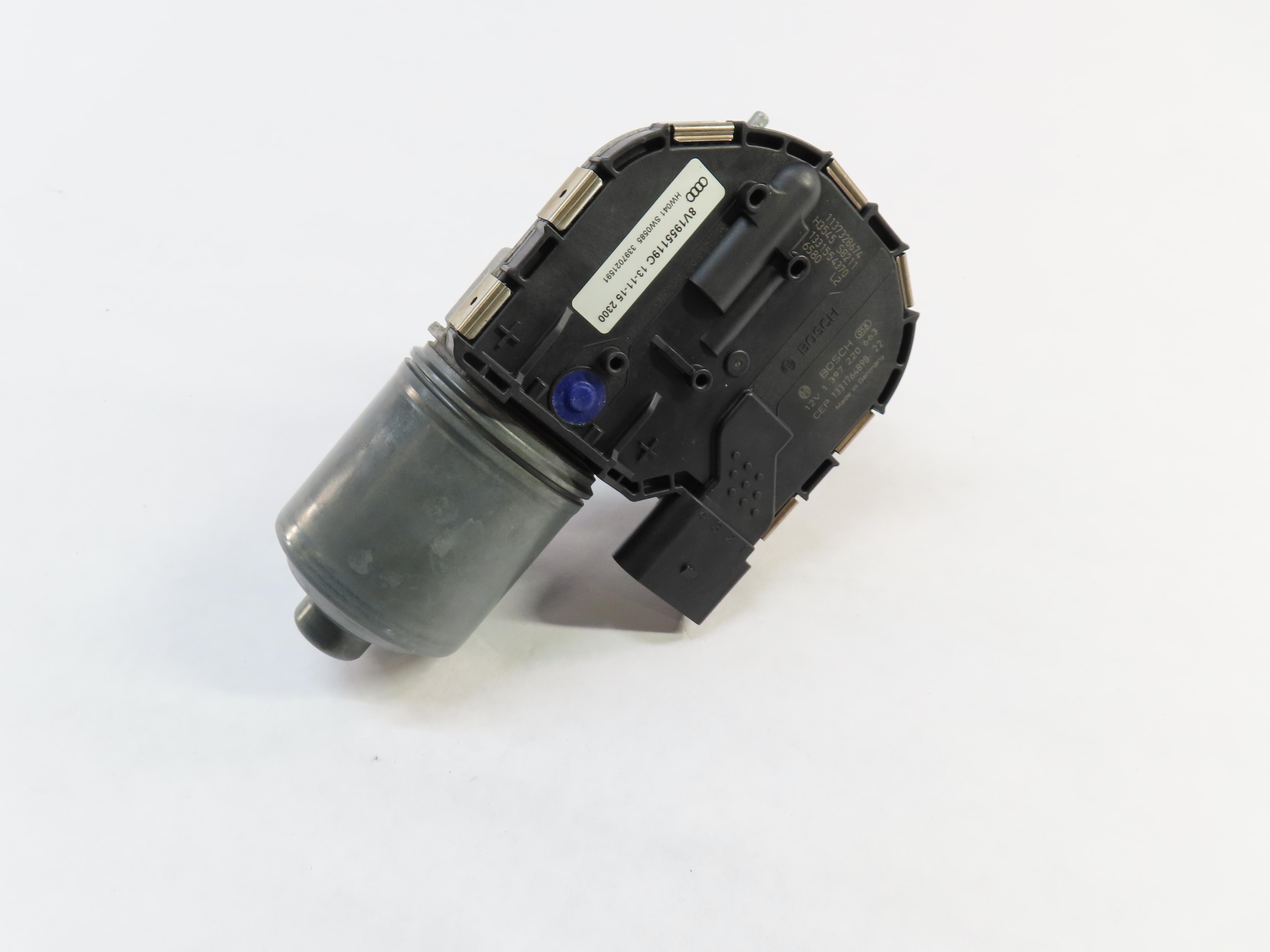 2015-2018 AUDI A3 S3 RS3 (8V) SEDAN / CONVERTIBLE - FRONT WINDSHIELD WIPER MOTOR — exact item pictured
