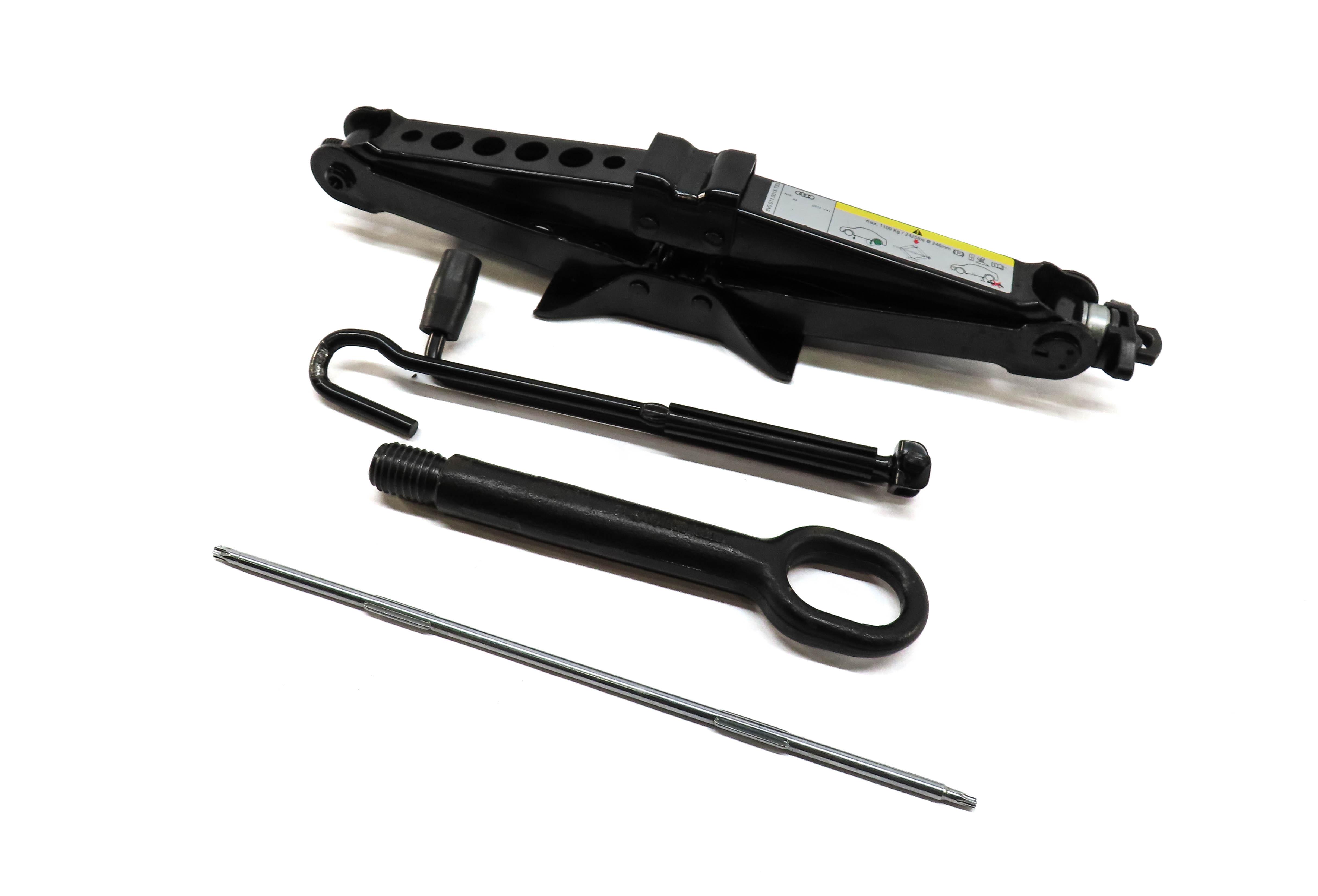 2015-2020 AUDI A3 S3 (8V 8Y) SPARE TIRE JACK LUG WRENCH TOW HOOK TOOL SET — exact item pictured