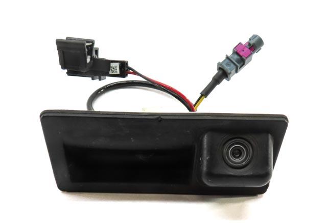 08-17 AUDI A3 S3 A4 S4 A5 S5 A7 Q5 (B8 8K 8T 8R 8V) REAR TRUNK HANDLE w/ CAMERA — exact item pictured