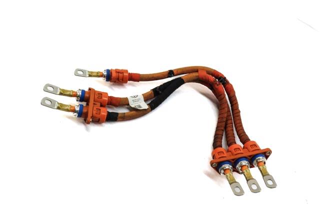 AUDI A3 E-TRON 8VF 1.4L HYBRID HIGH VOLTAGE TRIPLE CABLE WIRE HARNESS — exact item pictured