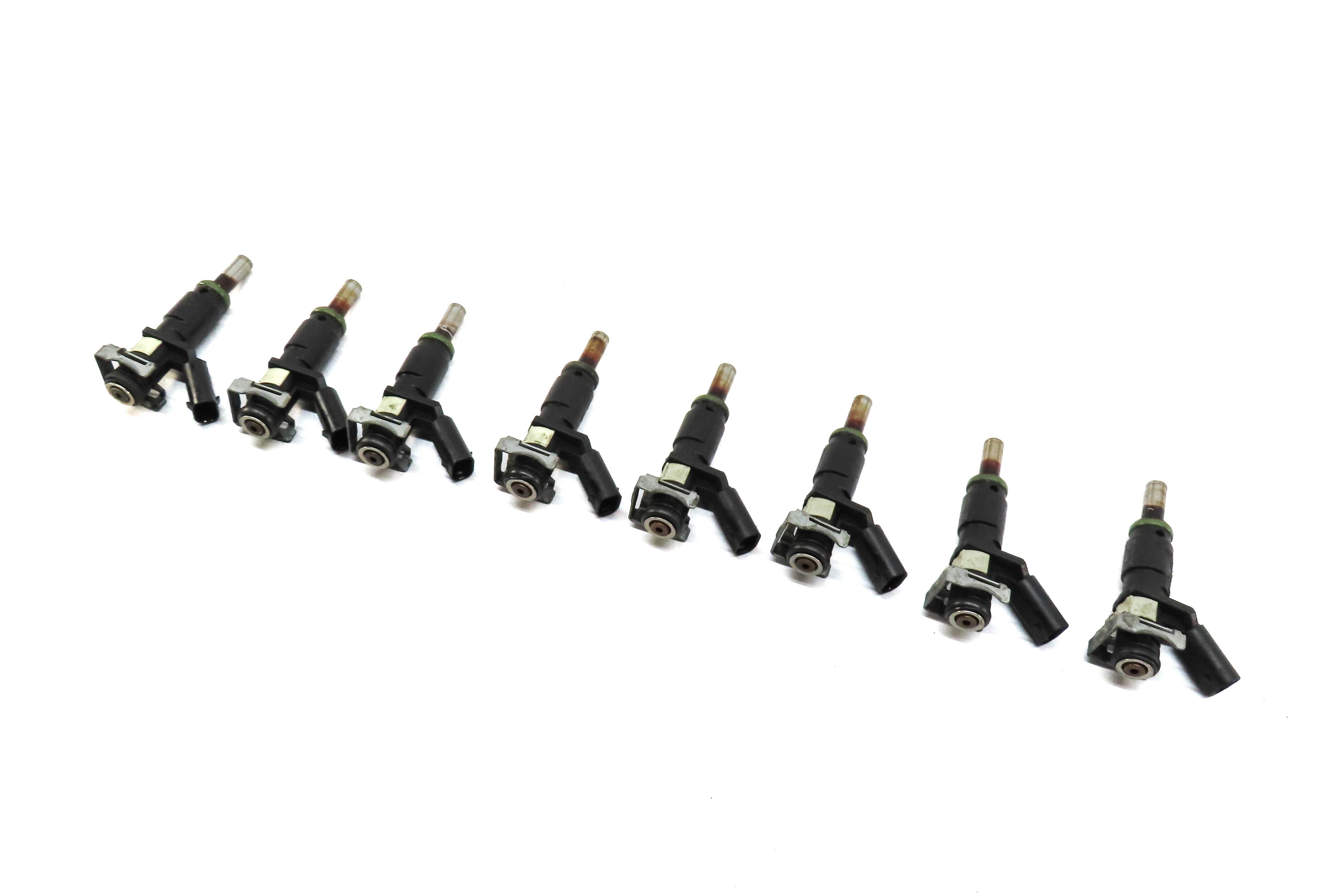 2006-2012 MERCEDES C E G GL ML S SL (W204 W212 W221 W164 X164) FUEL INJECTOR SET — exact item pictured