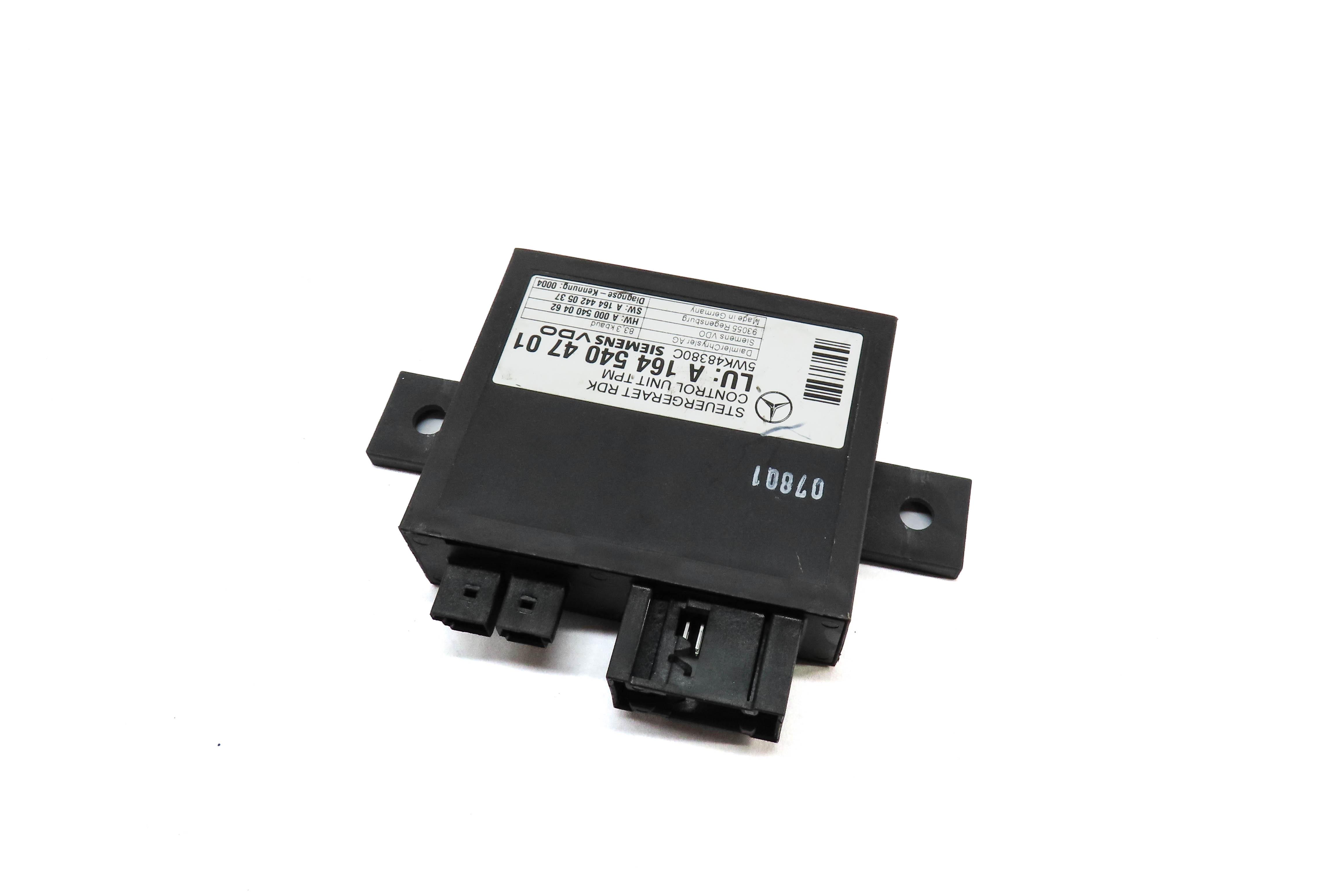 06-12 MERCEDES GL320 GL450 ML320 ML350 (X164 W164) TPMS TIRE AIR PRESSURE MODULE — exact item pictured