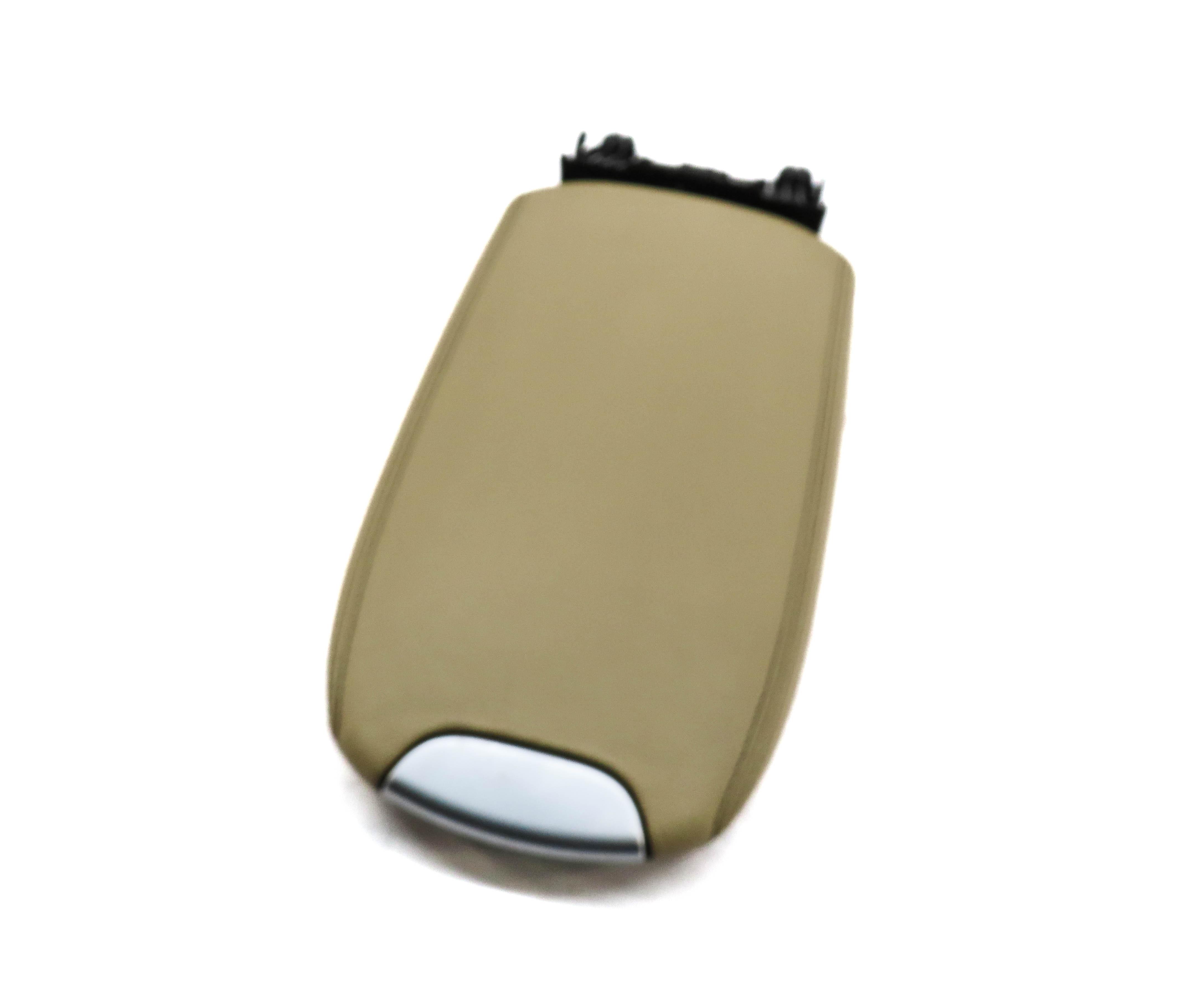 2008 MERCEDES GL550 X164 FRONT CENTER CONSOLE LID / ARMREST (BROWN LEATHER 204A) — exact item pictured